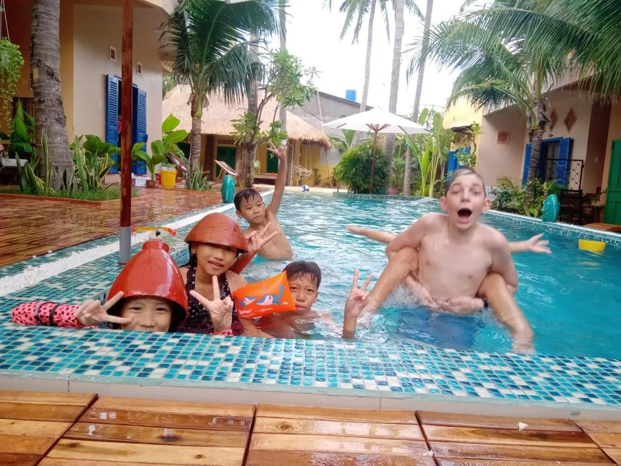 Swimming pool in MiNhon Hotel Muine