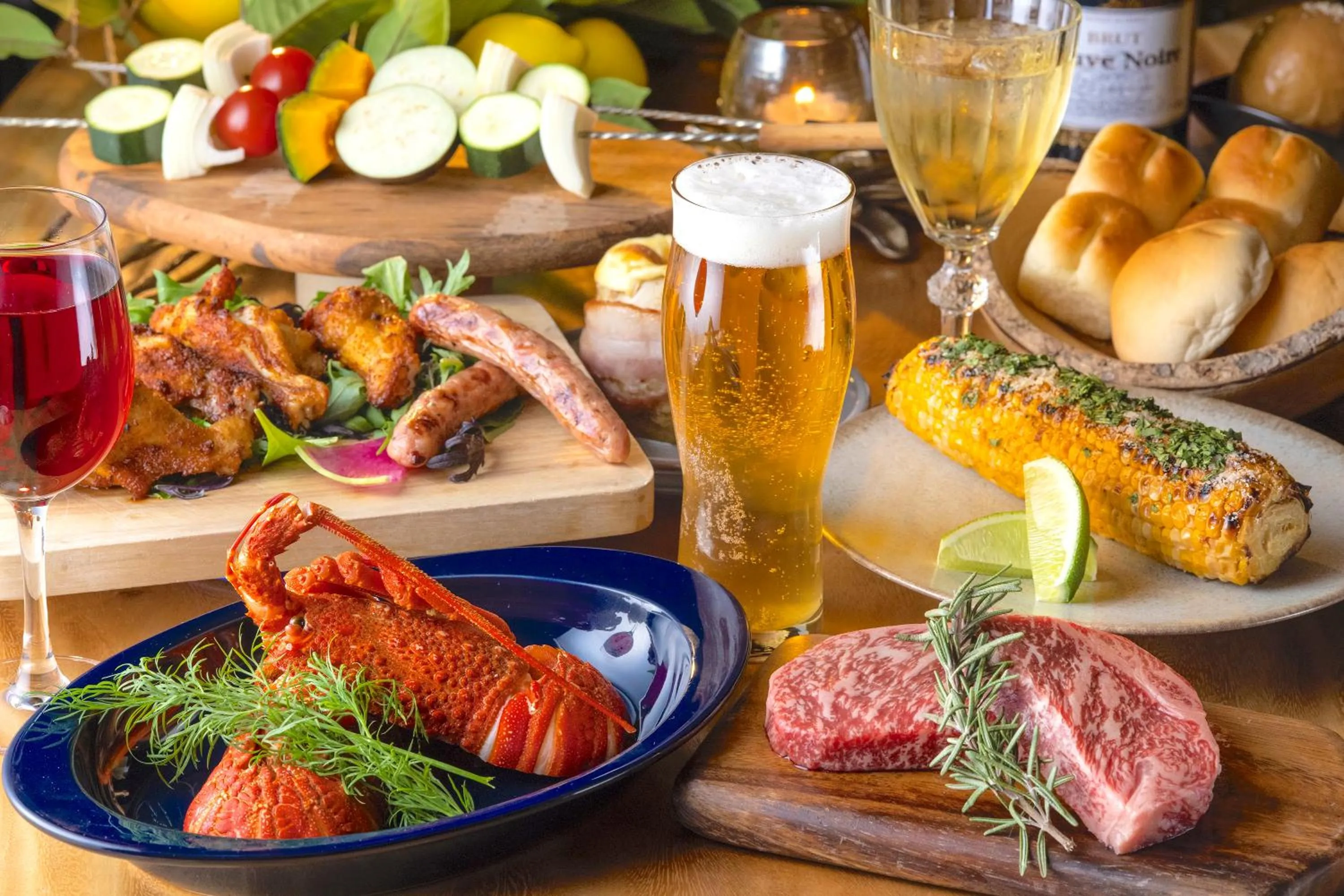 Dinner in Yufuin Glamping COMOREBI