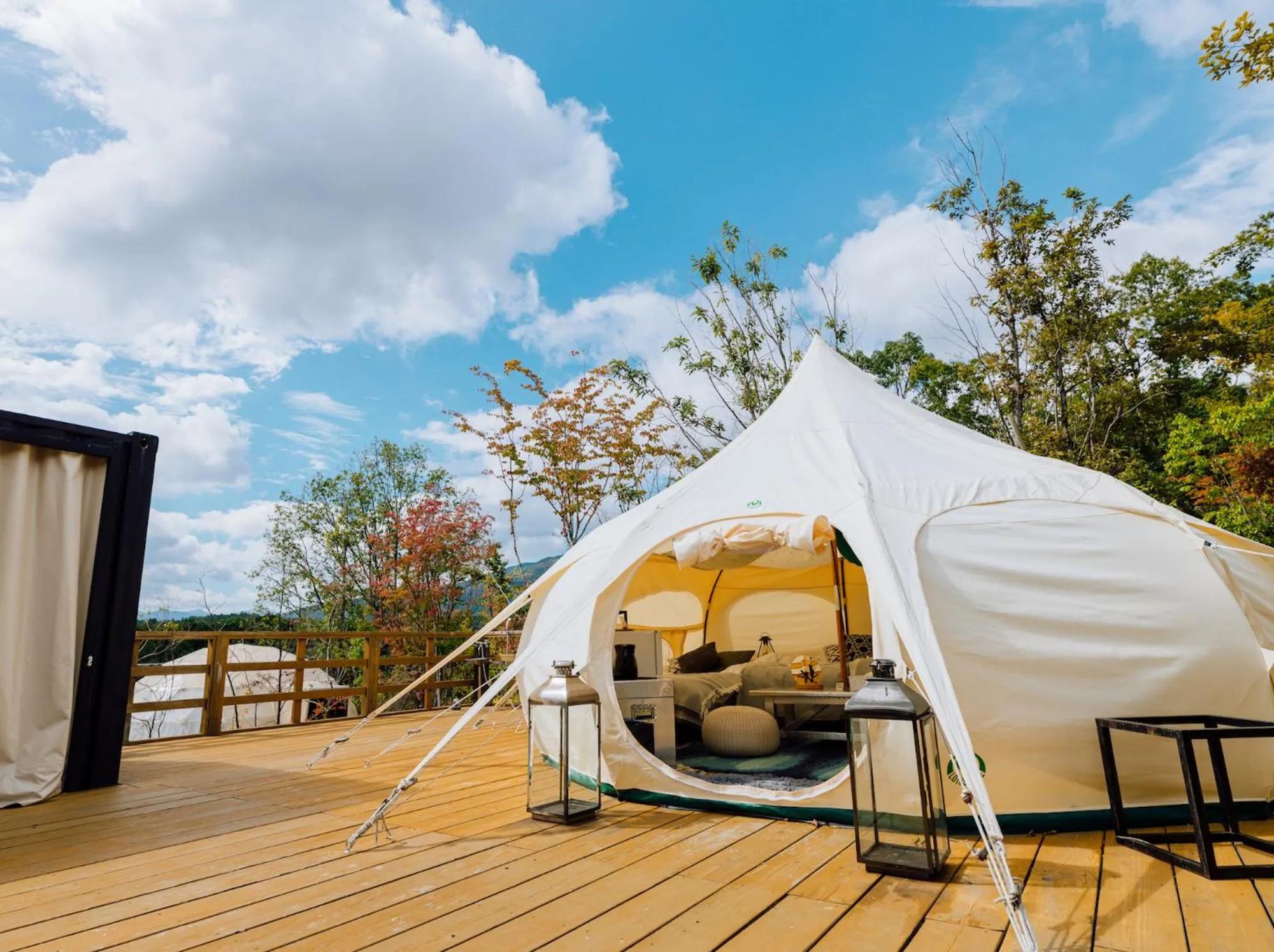 Lotus Bell Tent  in Yufuin Glamping COMOREBI