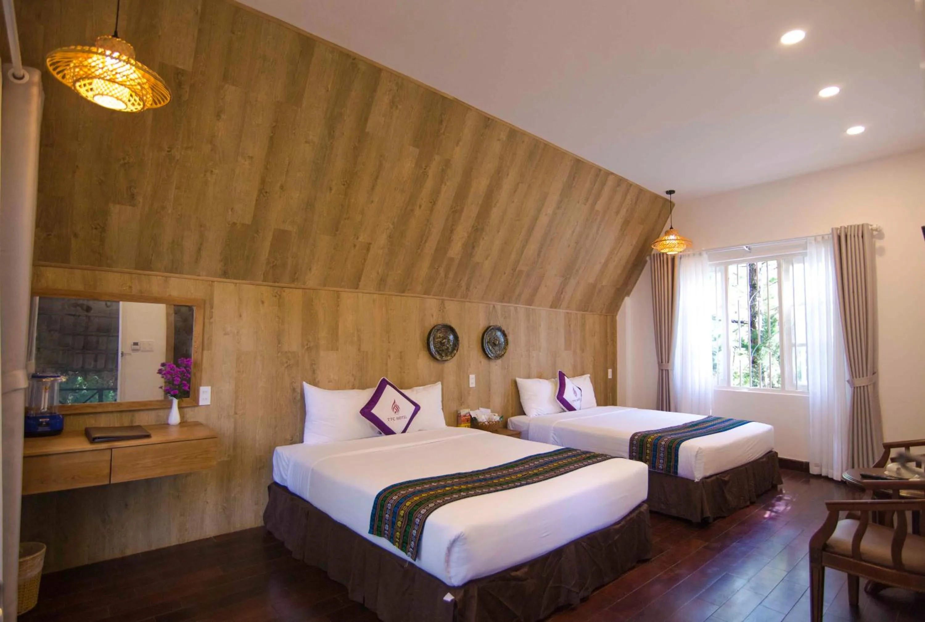 Bedroom, Bed in TTC Dreamy Hill Resort - Unlimited Access to TTC World - Thung Lung Tinh Yeu