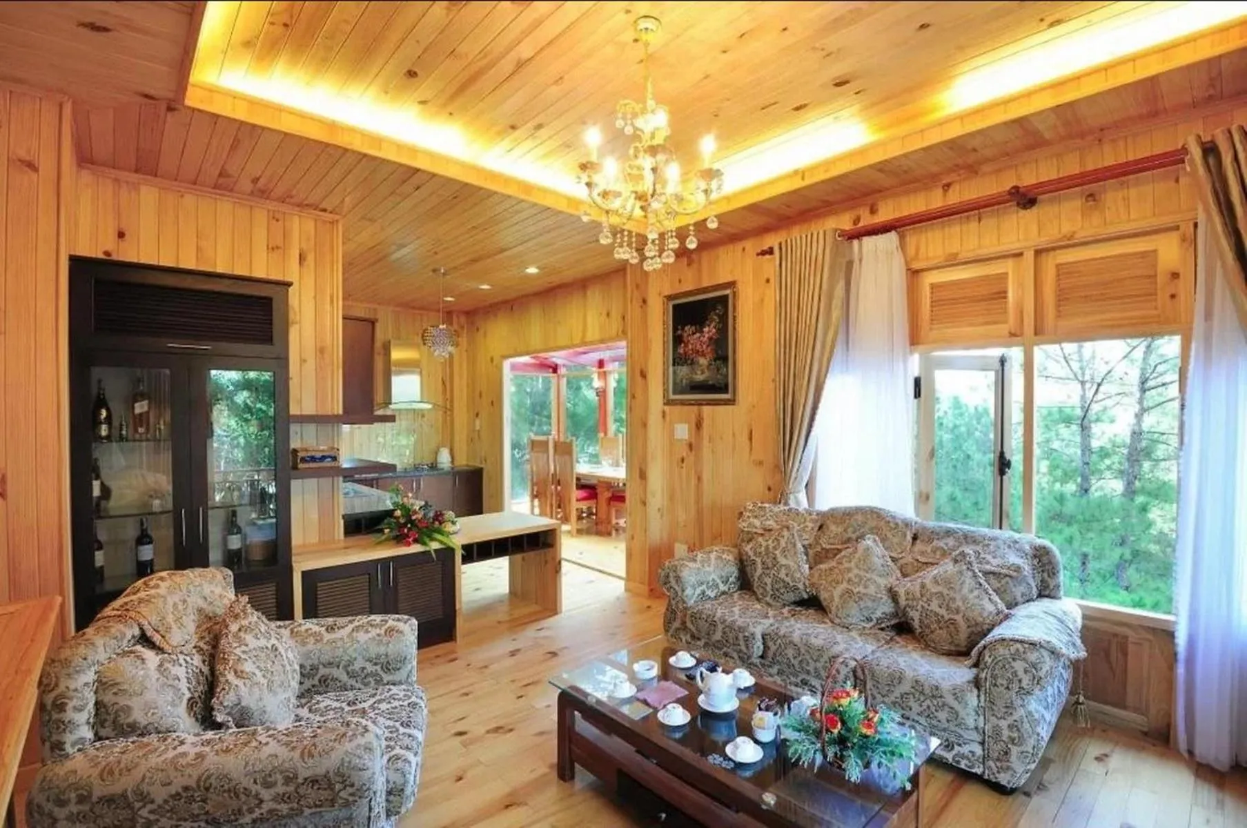 Seating area in TTC Dreamy Hill Resort - Unlimited Access to TTC World - Thung Lung Tinh Yeu