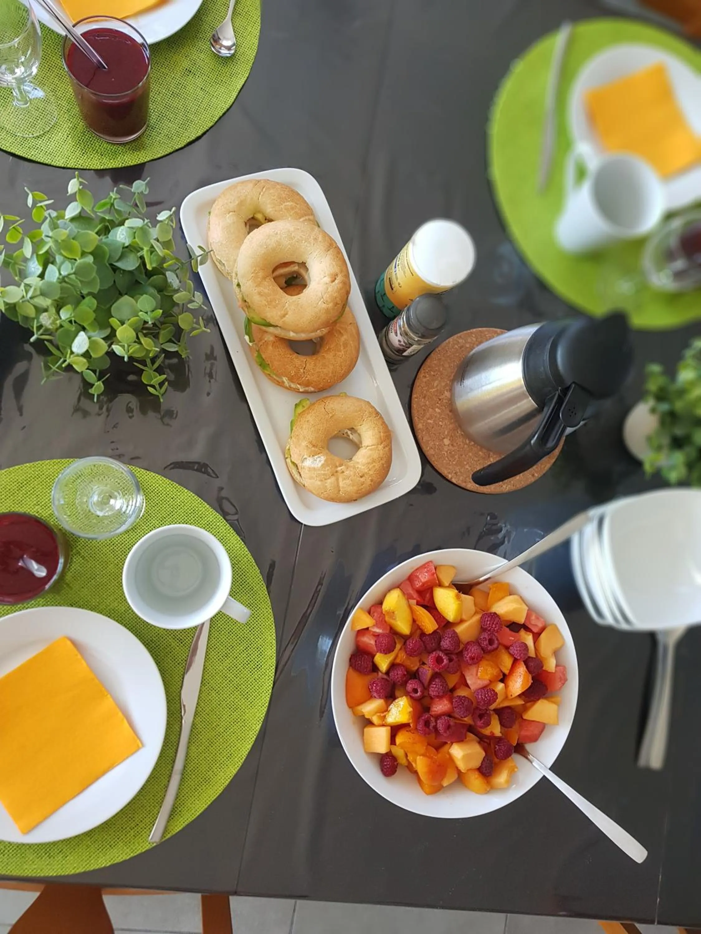 Breakfast in Chambres d'hôtes Grange Debout
