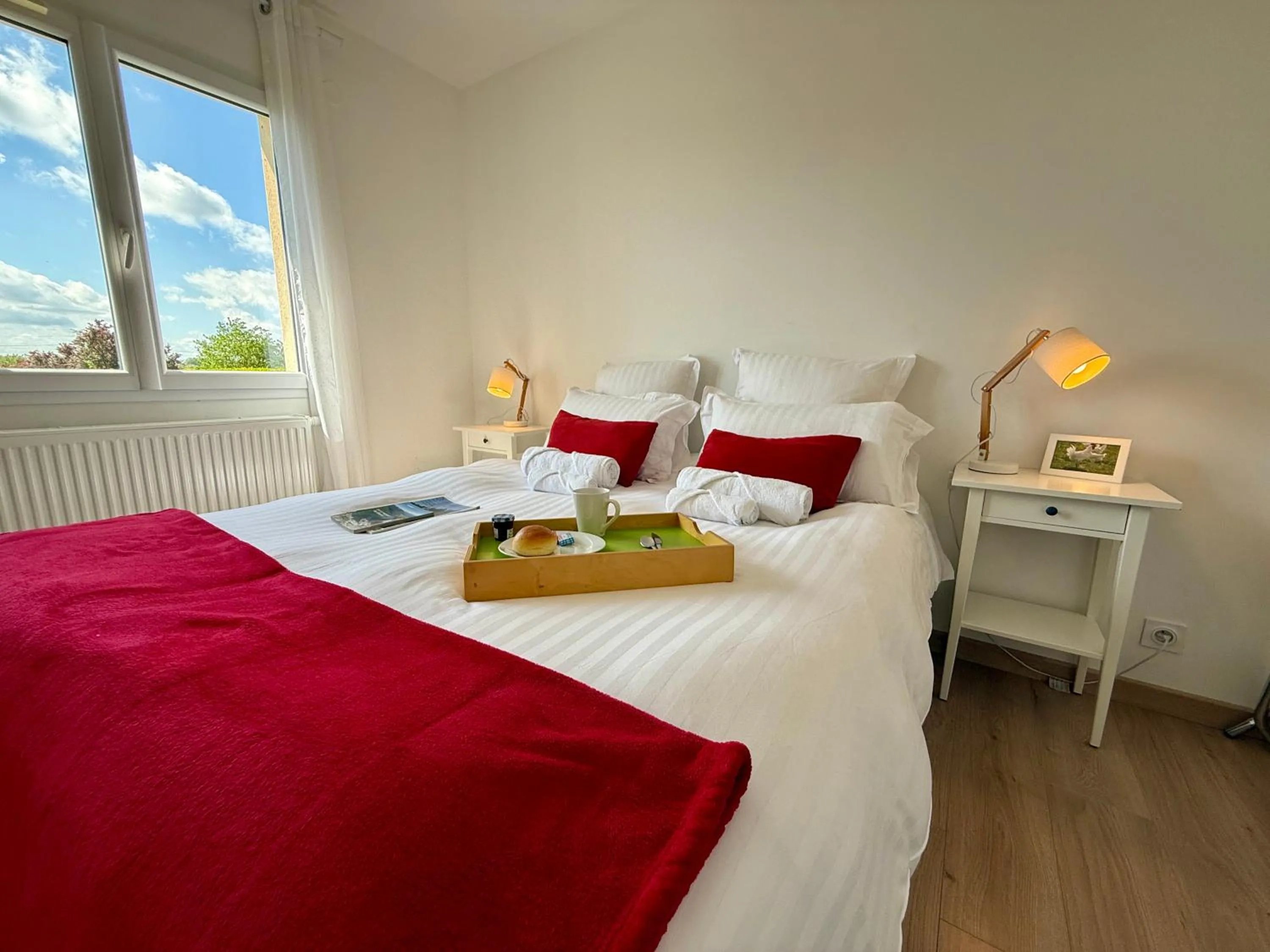 Bed in Chambres d'hôtes Grange Debout