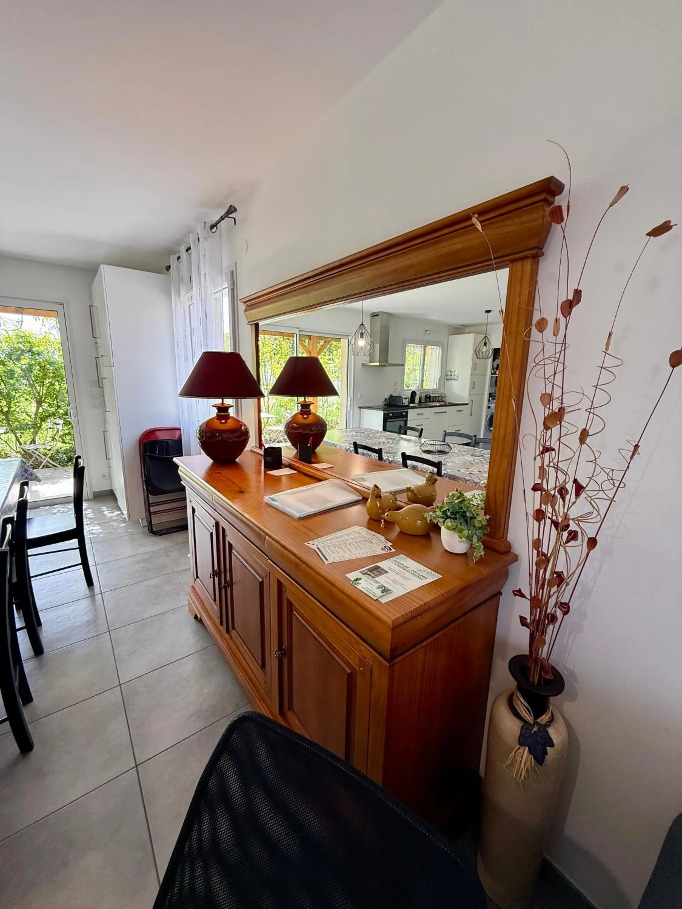 Dining area in Chambres d'hôtes Grange Debout