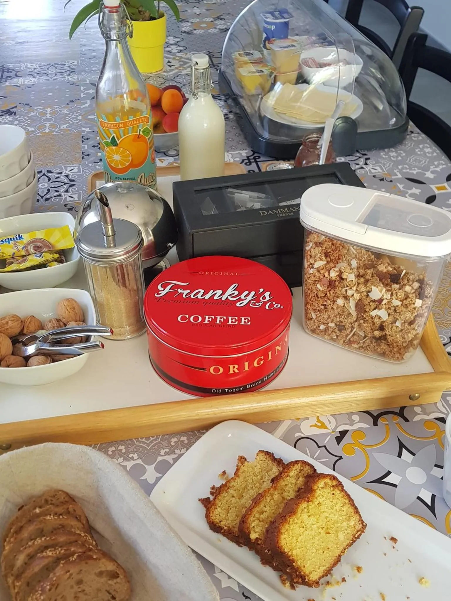 Breakfast in Chambres d'hôtes Grange Debout