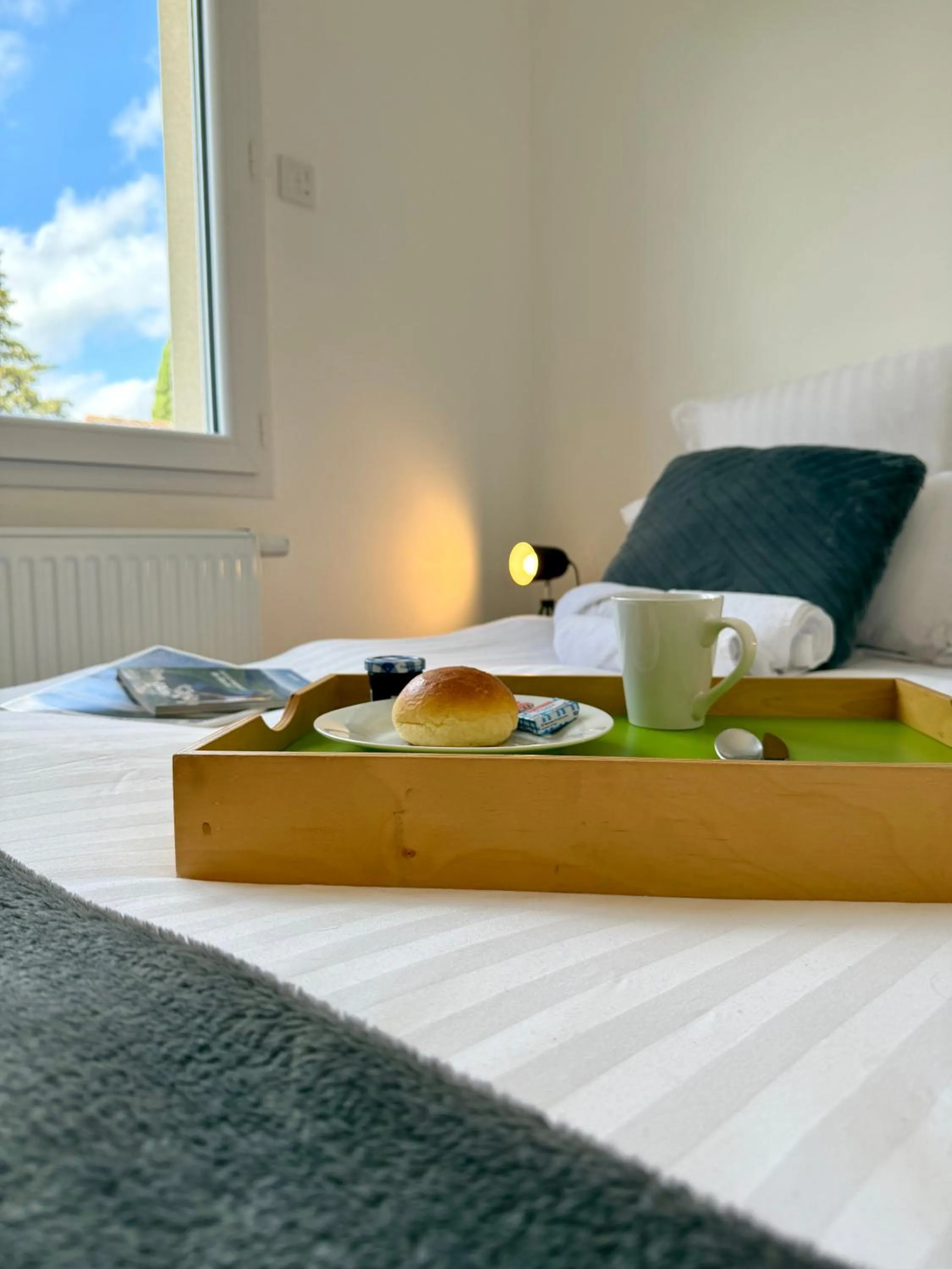 Bed in Chambres d'hôtes Grange Debout