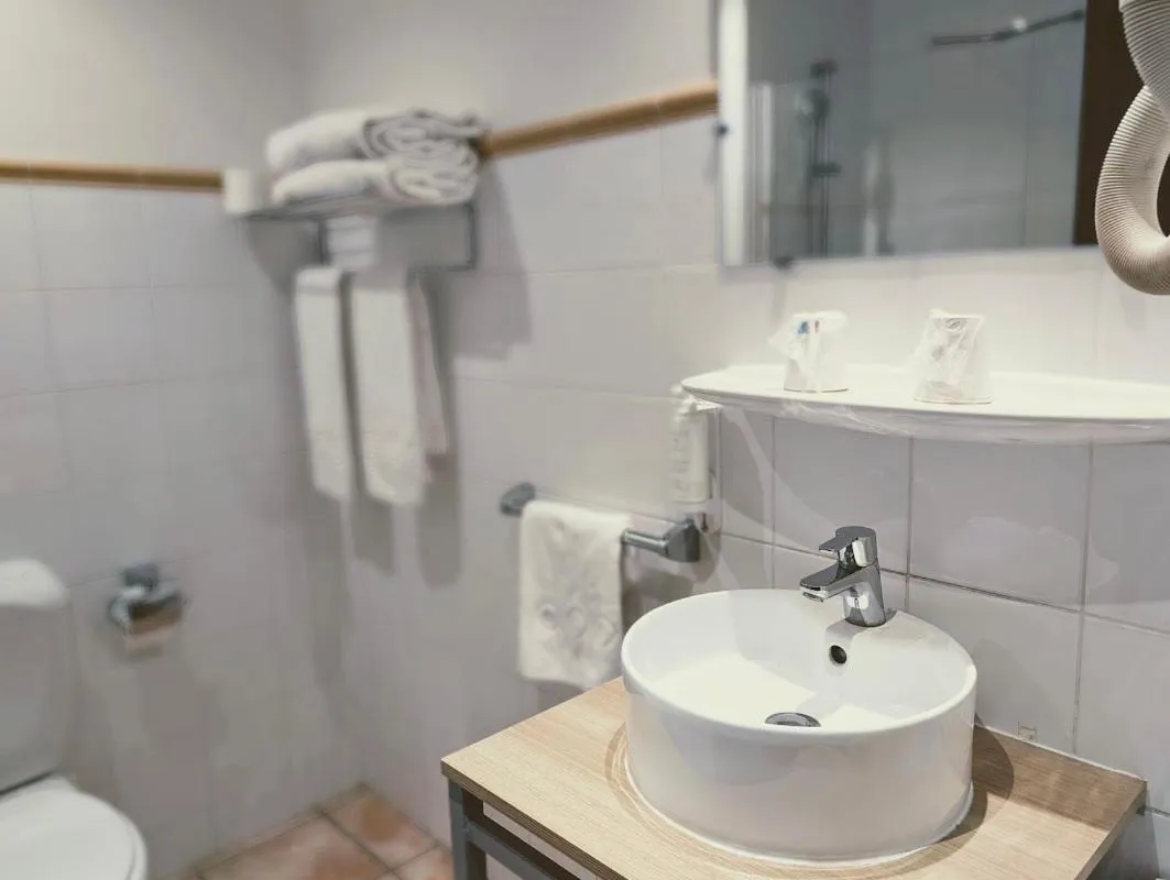 Bathroom in Hôtel Du Centre Annemasse