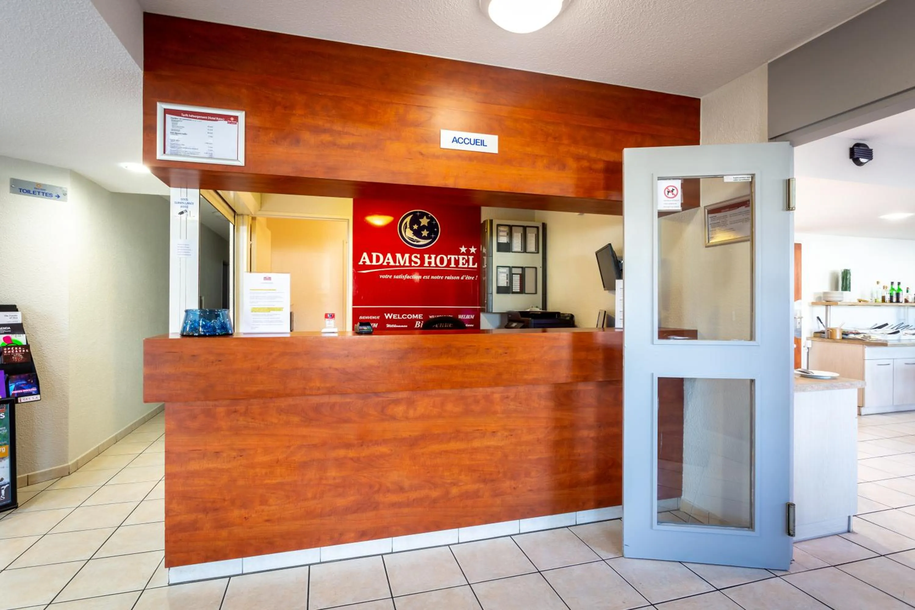 Lobby or reception in Adams Hotel