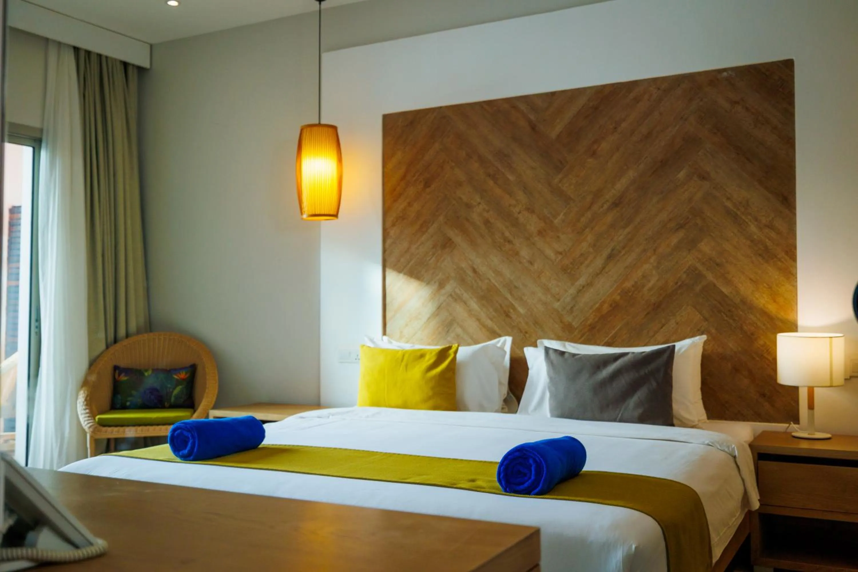 Bed in African Princess Beach Hotel