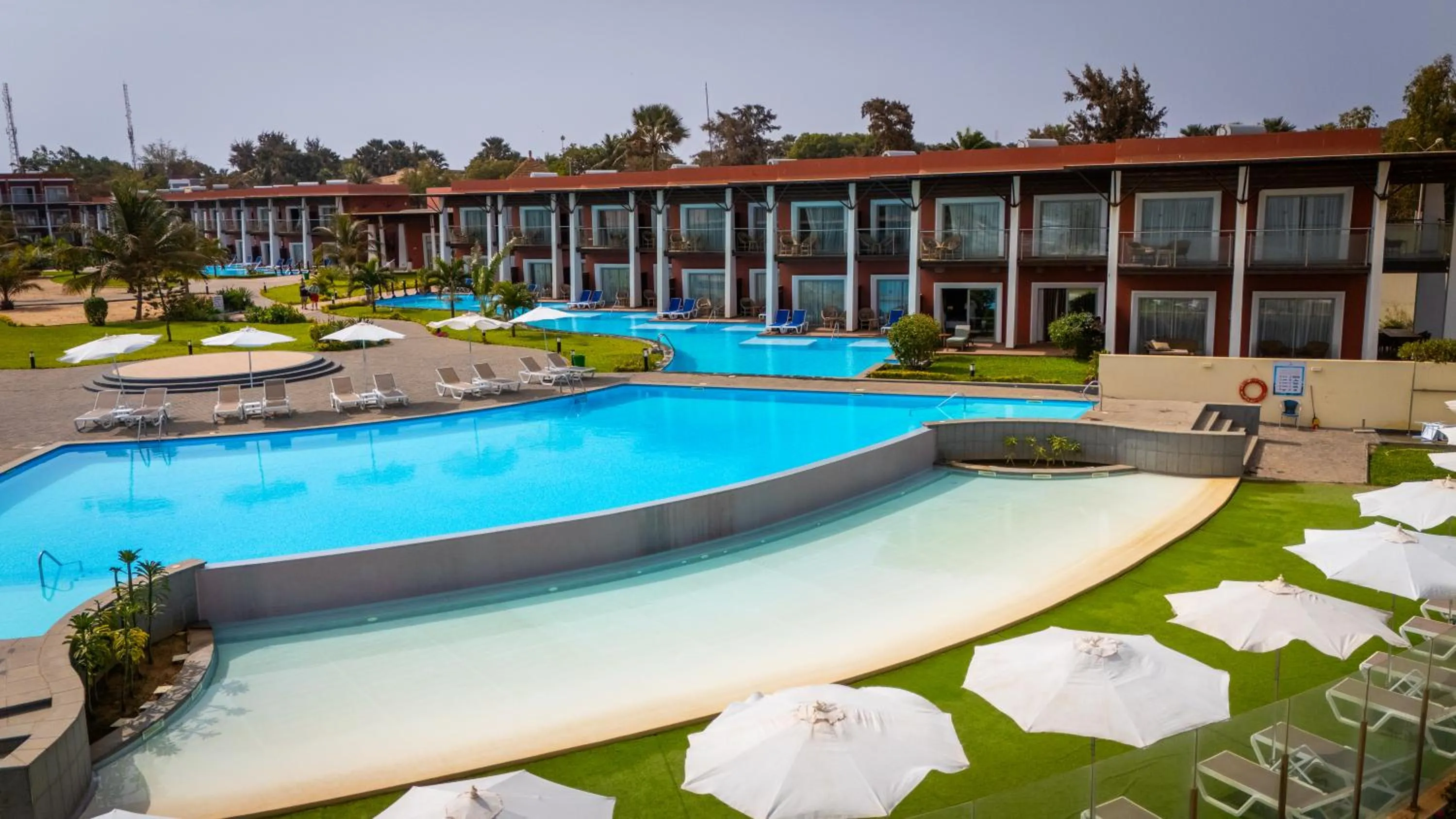 Pool view in African Princess Beach Hotel