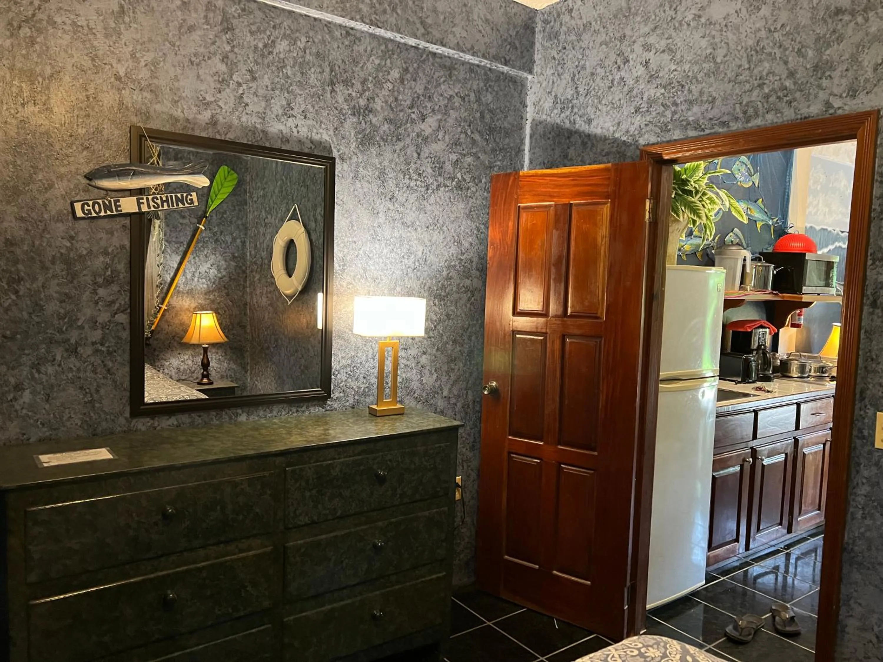 Bedroom in Belize Budget Suites