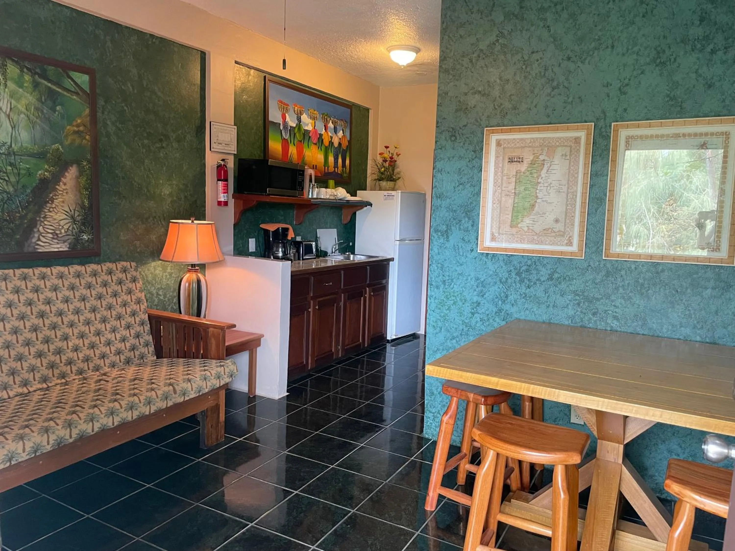 Kitchen or kitchenette in Belize Budget Suites