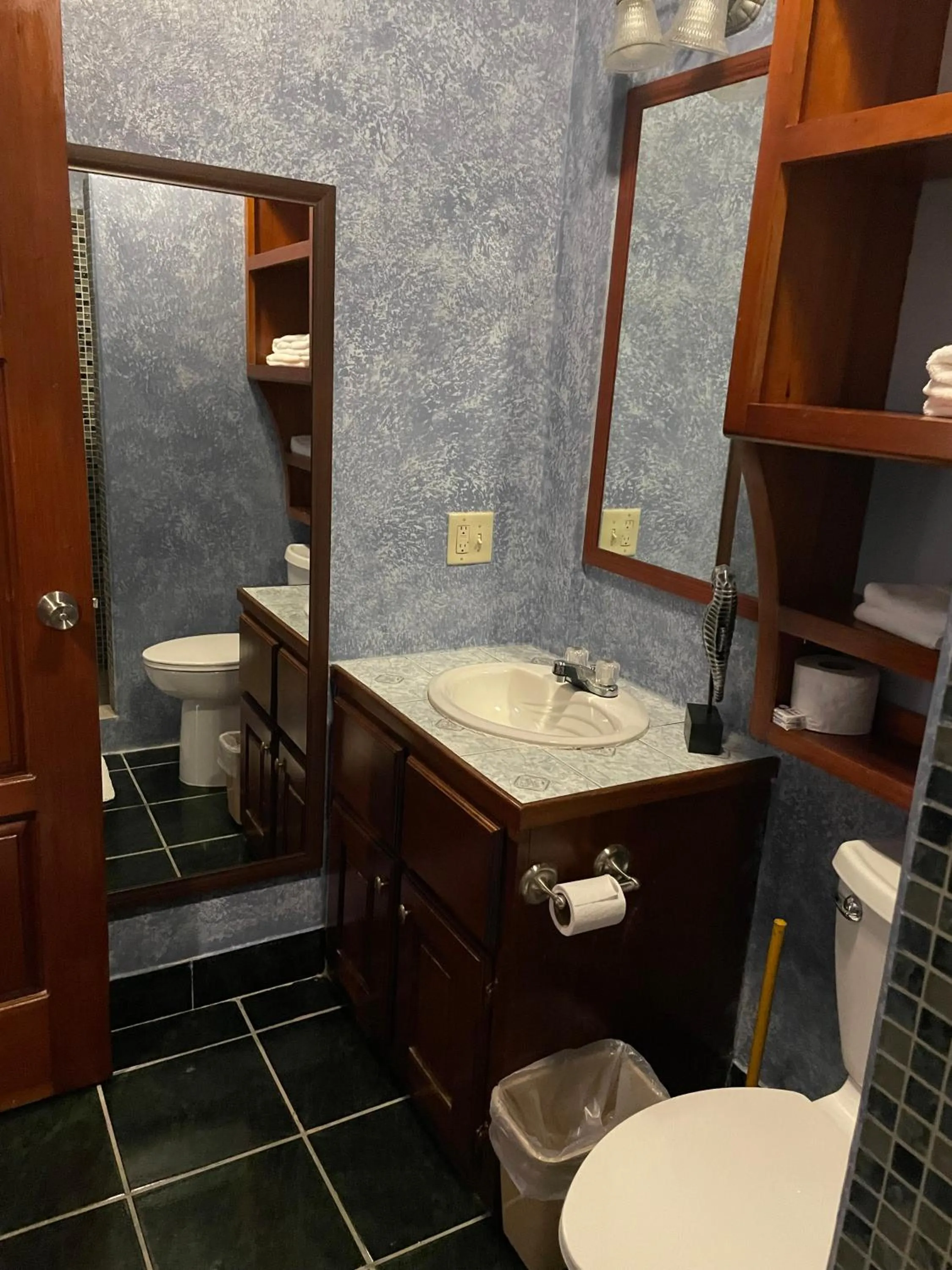 Bathroom in Belize Budget Suites