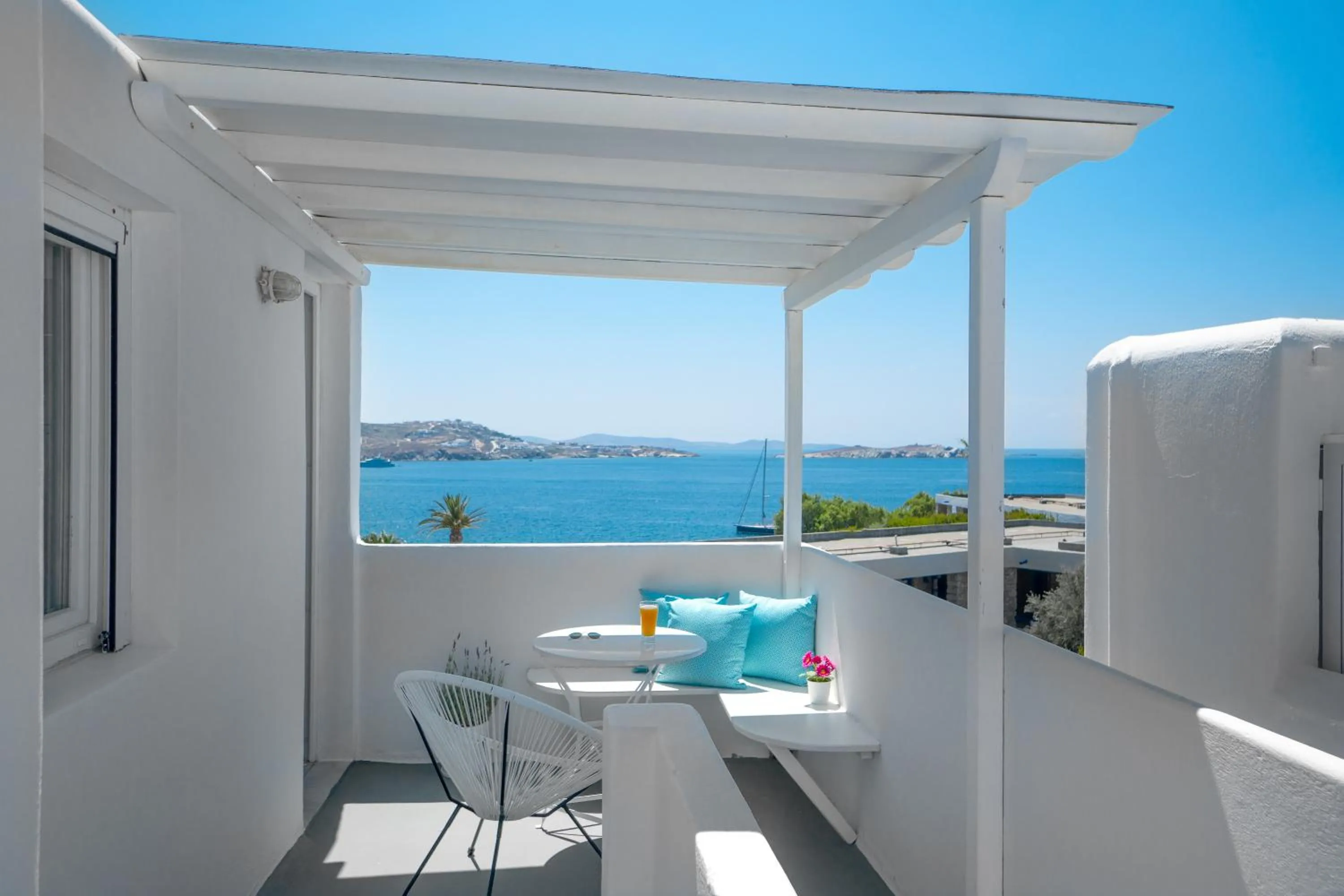 Sea view in Central Suites Mykonos