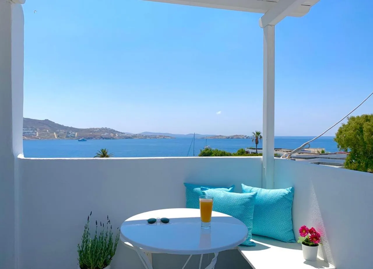 Sea view in Central Suites Mykonos
