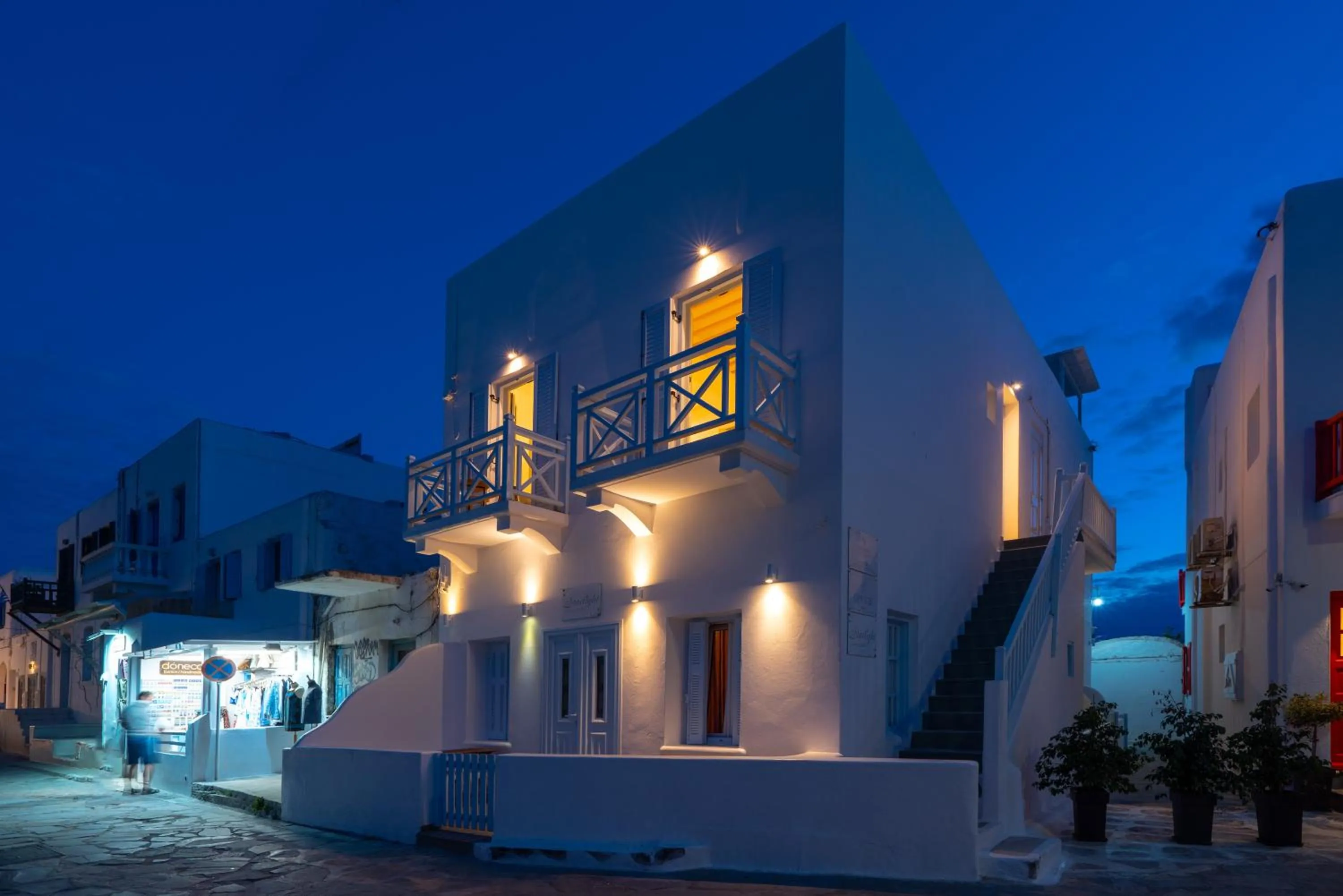 Property building in Central Suites Mykonos