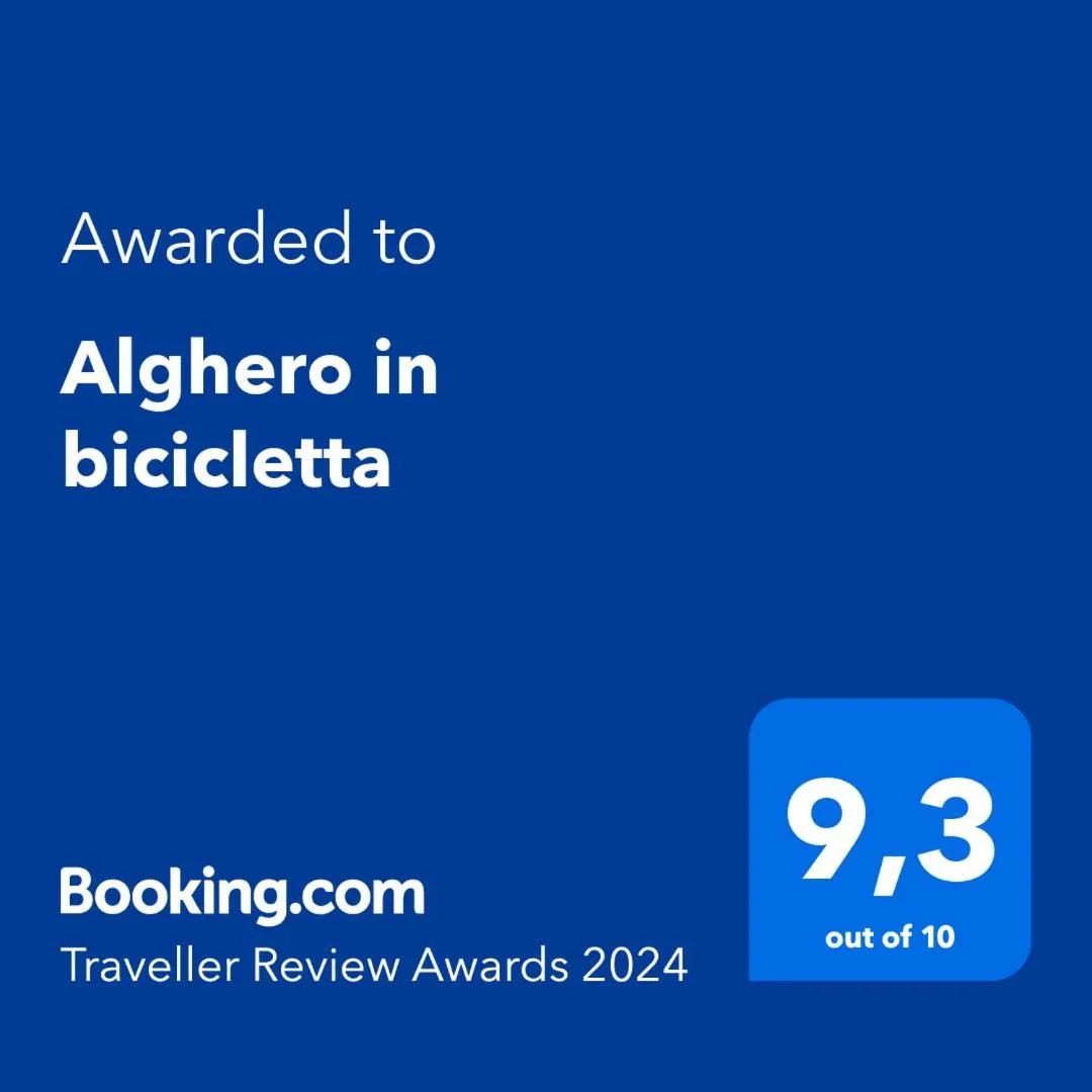 Logo/Certificate/Sign in Alghero in bicicletta
