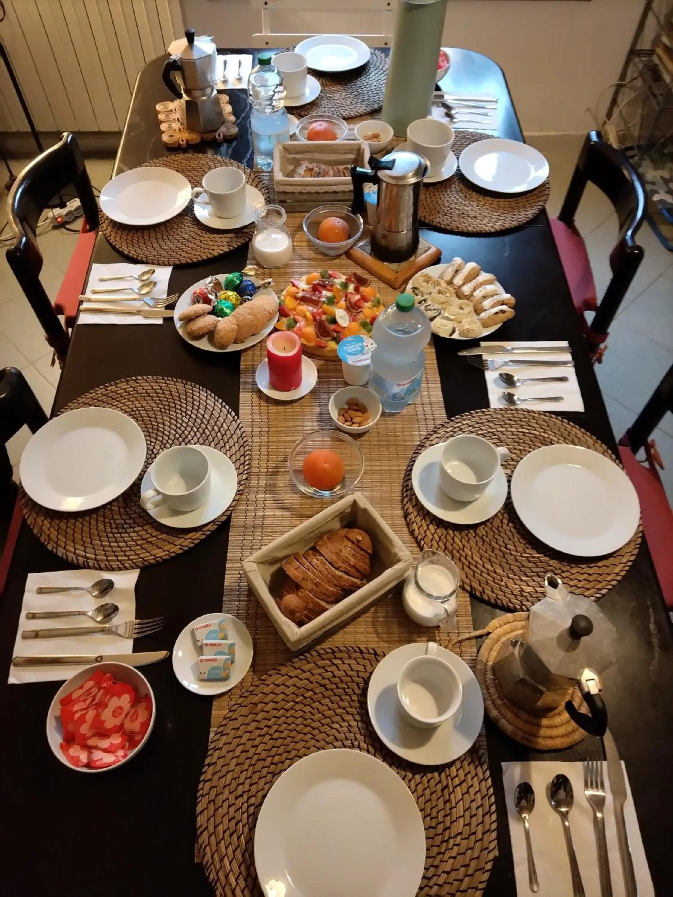 Breakfast in Alghero in bicicletta