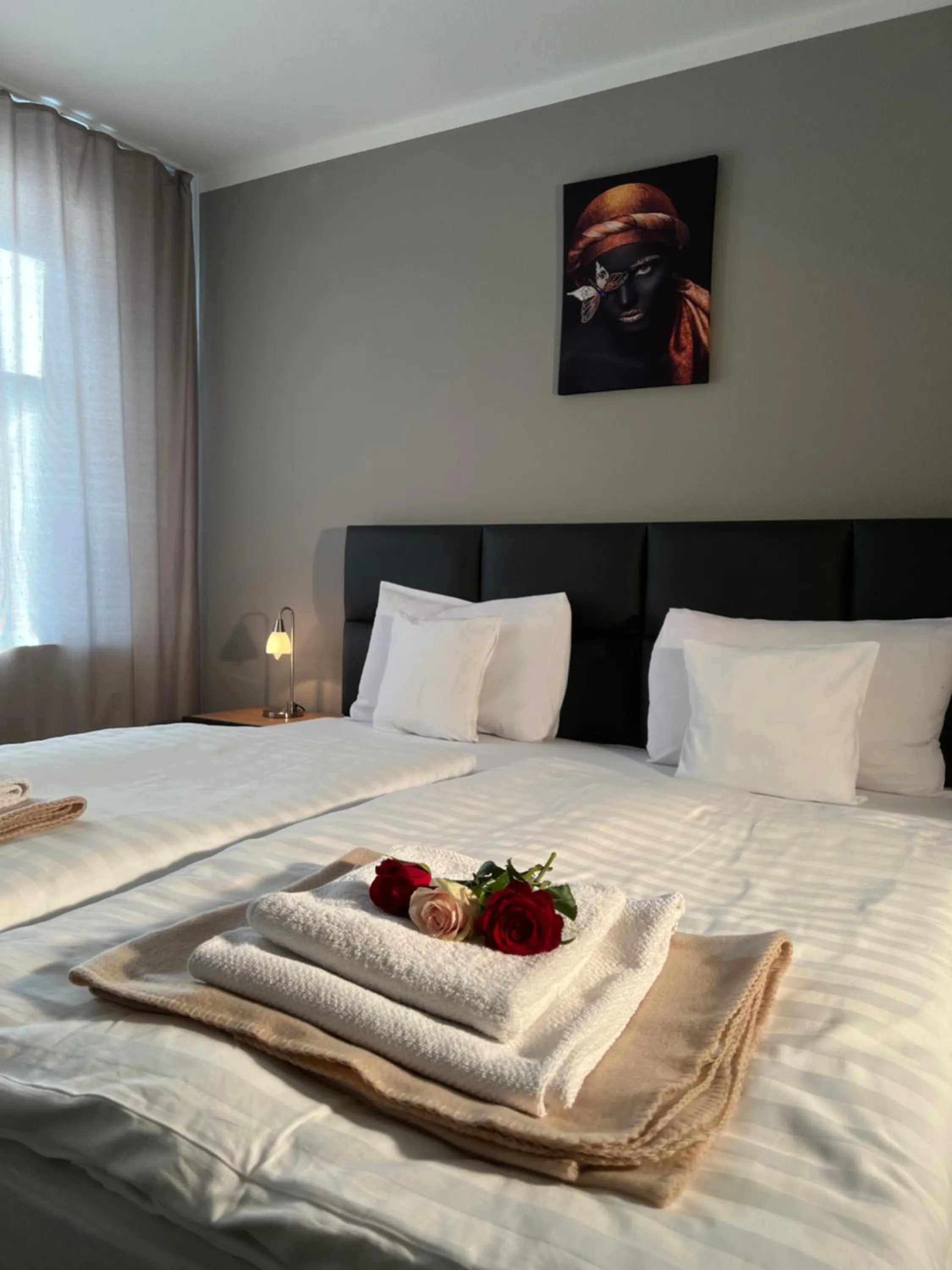 Bed in Hotel Restaurant Zum Landmann