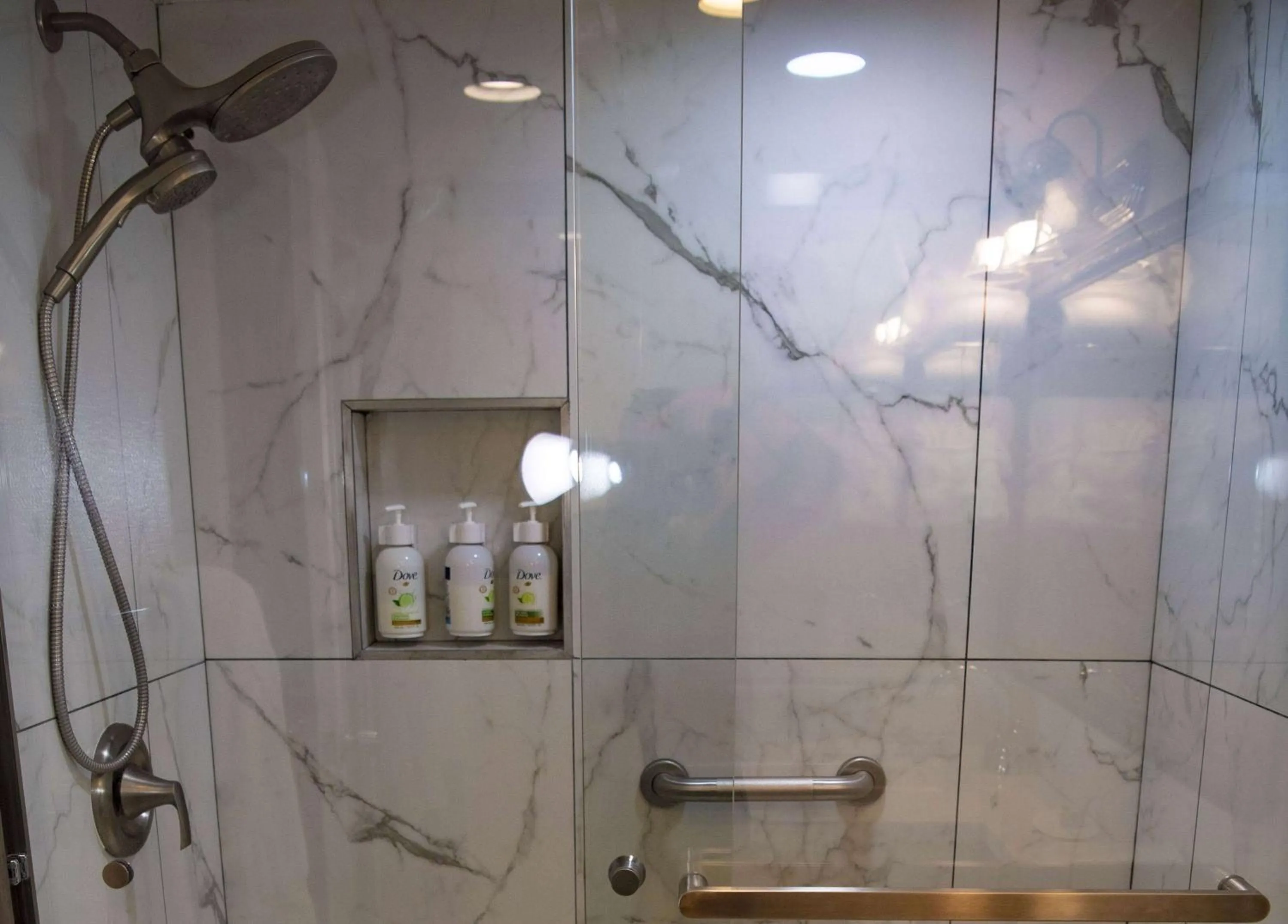 Bathroom in Ramada Plaza by Wyndham Garden Grove/Anaheim South