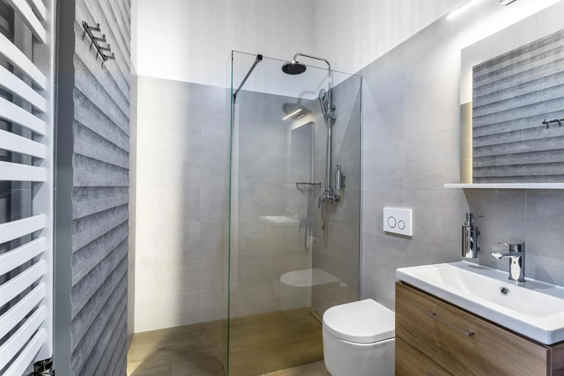 Bathroom in Apartamenty Nowa Kamienica Częstochowa Centrum Szymanowskiego 22A