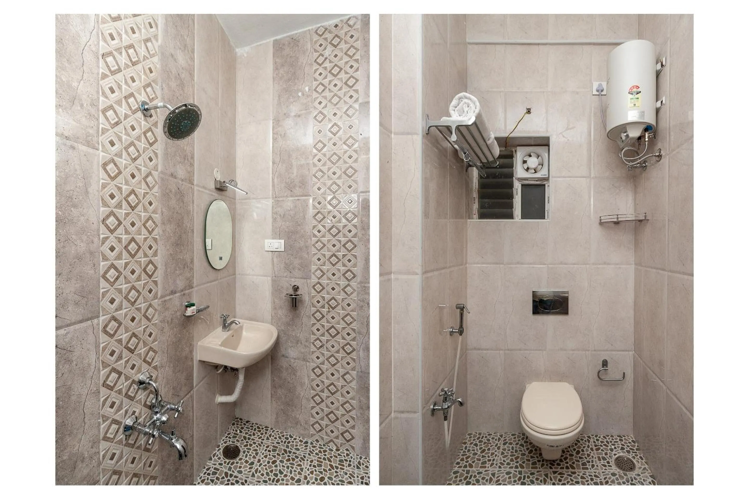 Bathroom in Hotel O Le Mint OMR