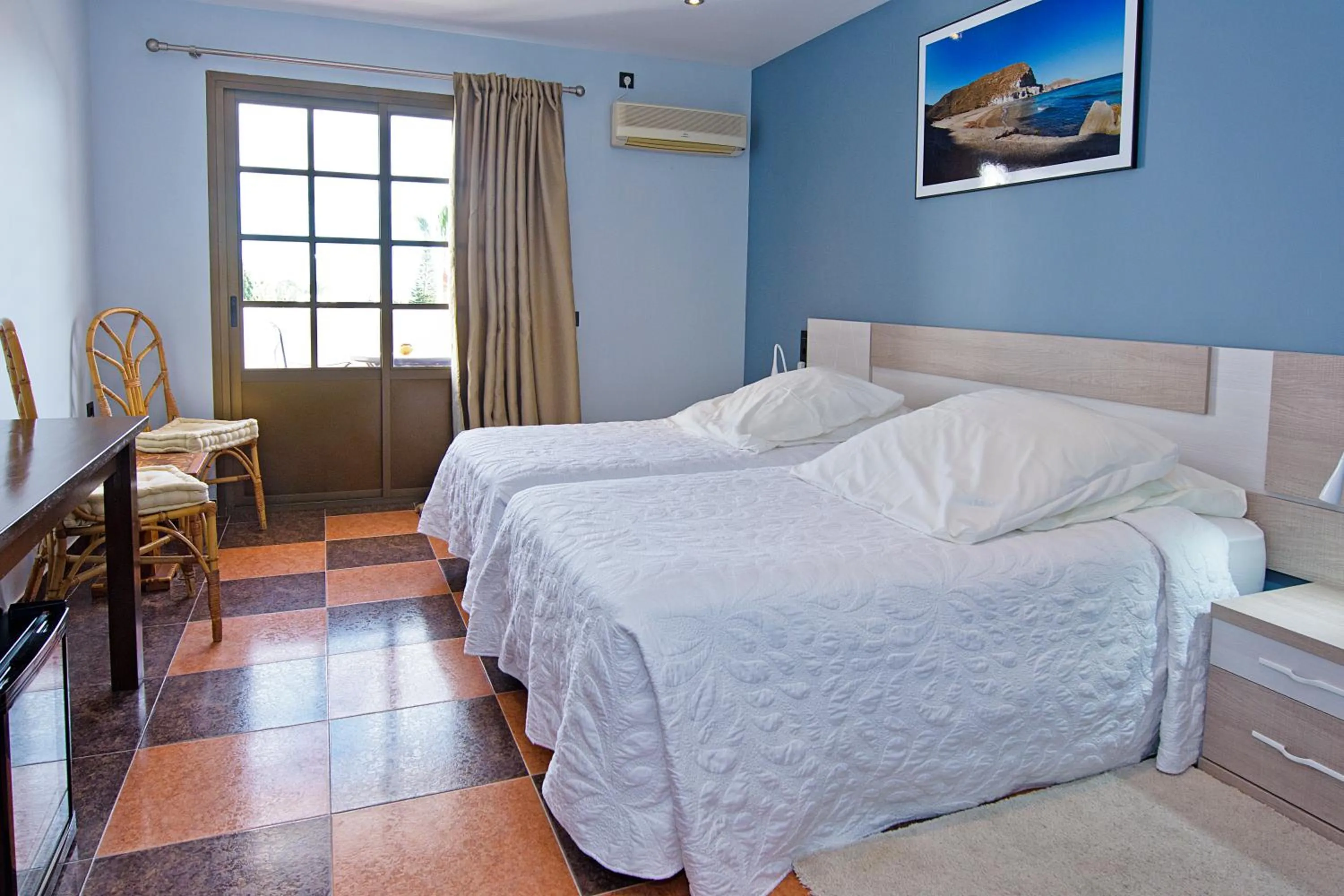 Bedroom, Bed in Family Agua Amarga