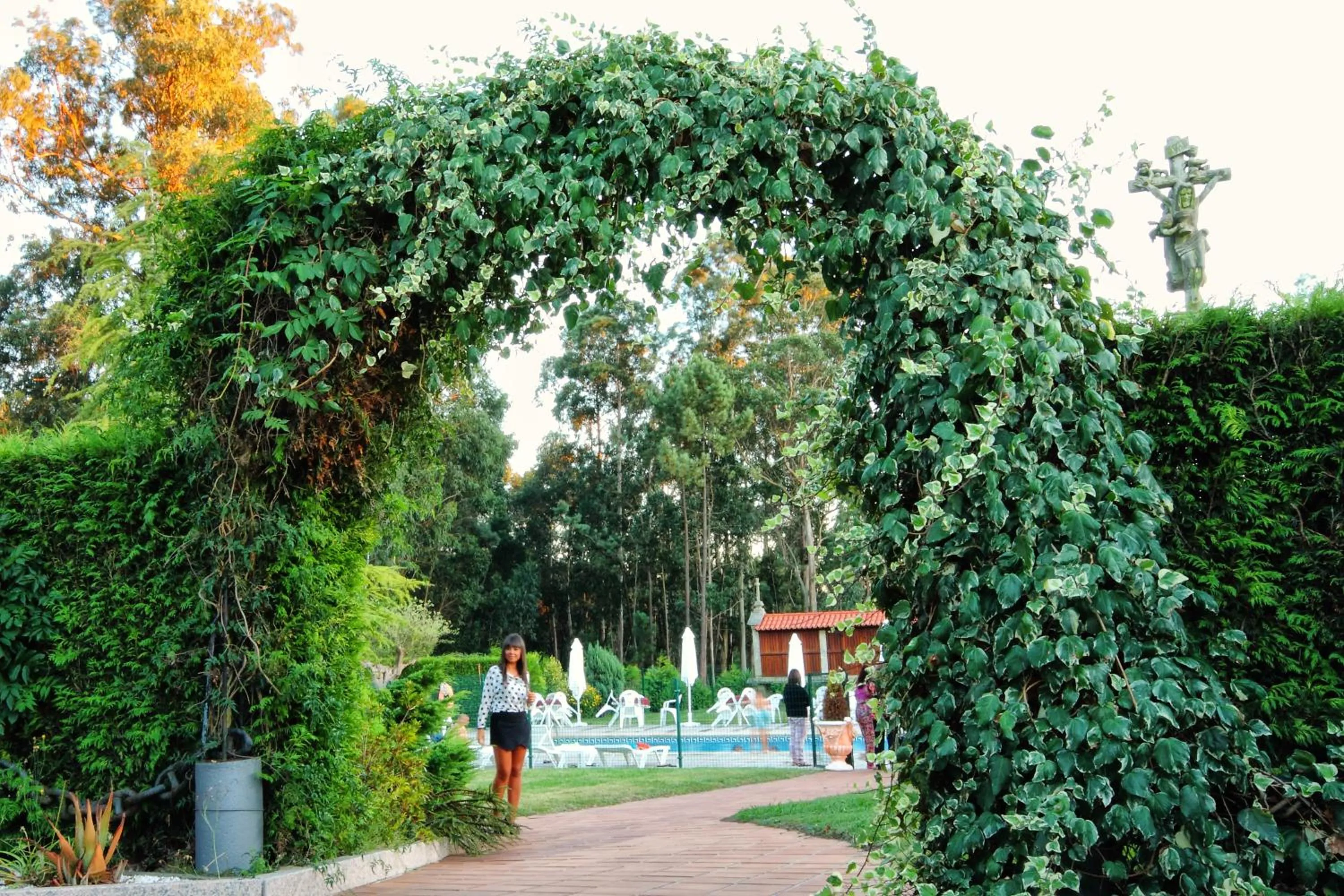 Swimming pool in Hotel San Carlo
