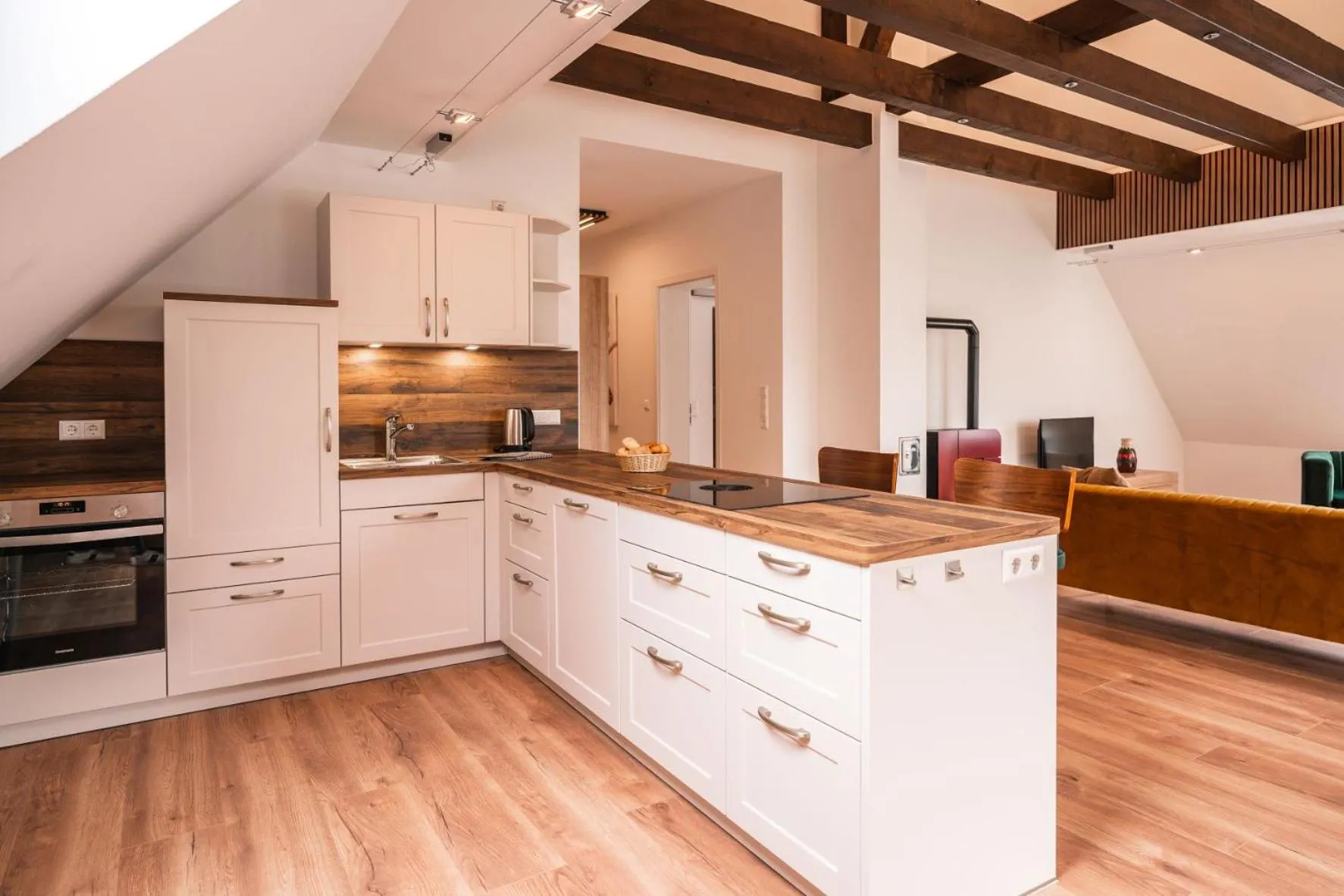 Kitchen or kitchenette in Hotel Großbach
