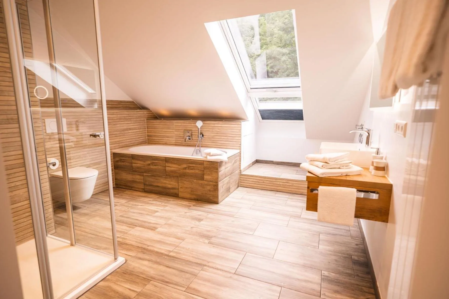 Bathroom in Hotel Großbach