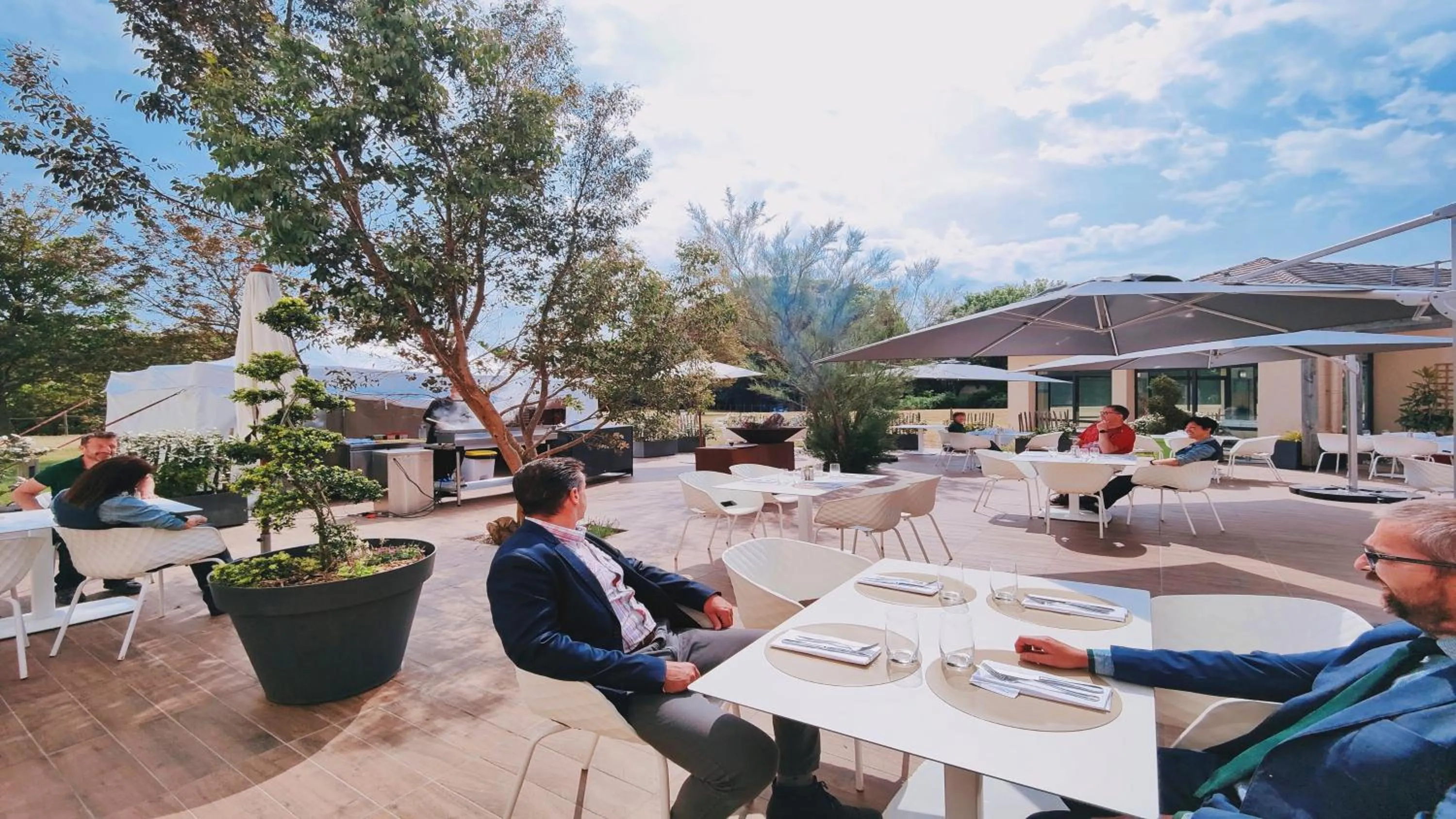 Patio in Holiday Inn Calais Coquelles by IHG