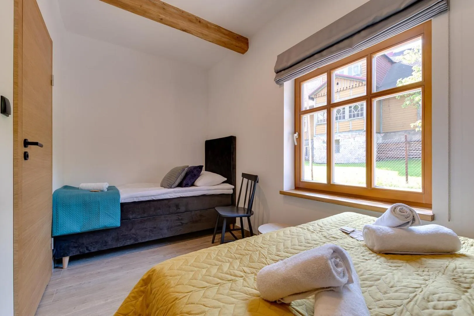 Bed in Biała Owieczka B&B Szczyrk