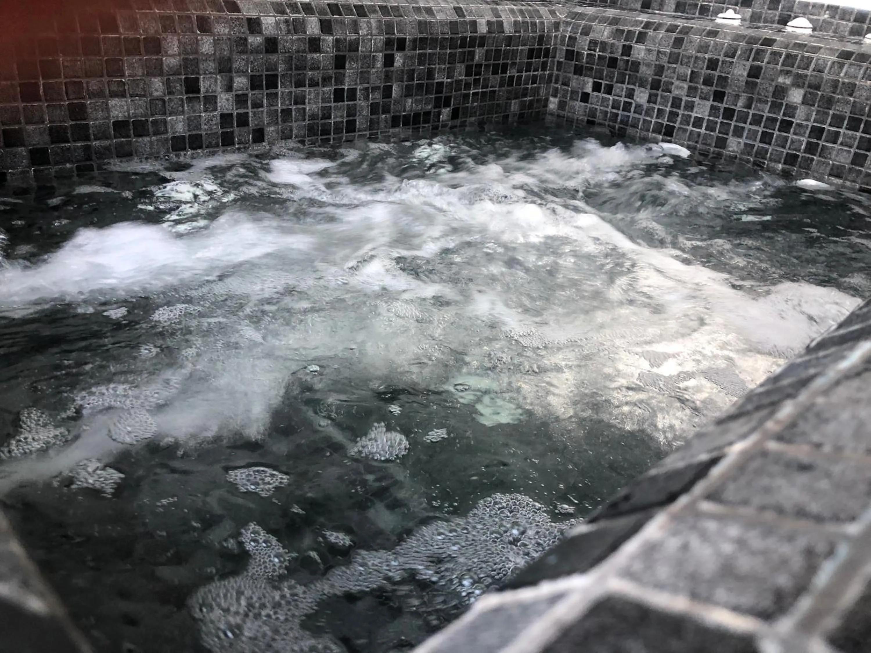 Hot Tub in Dragonfly Villas