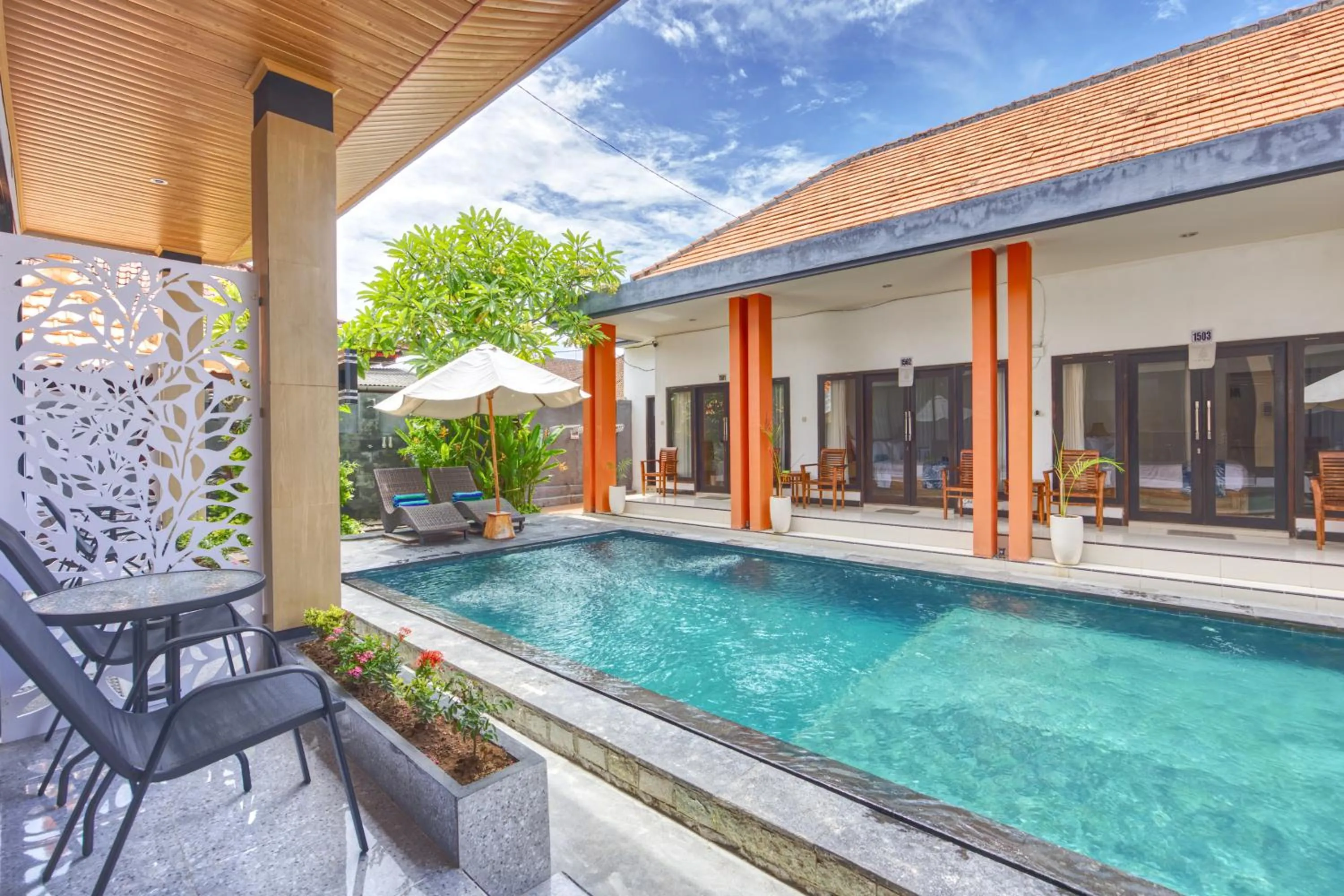 Balcony/Terrace in JnJ Guest House