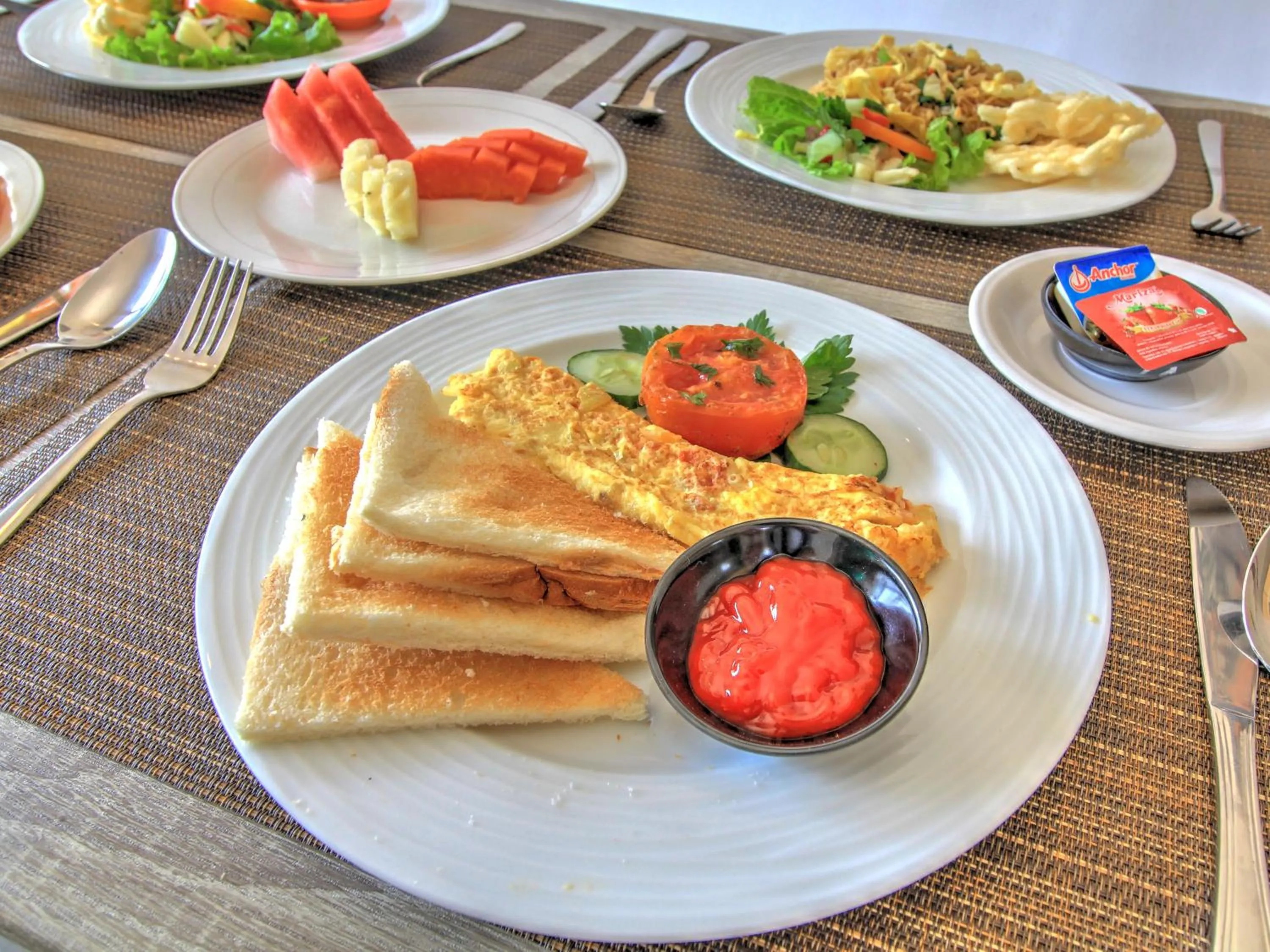 Breakfast in JnJ Guest House