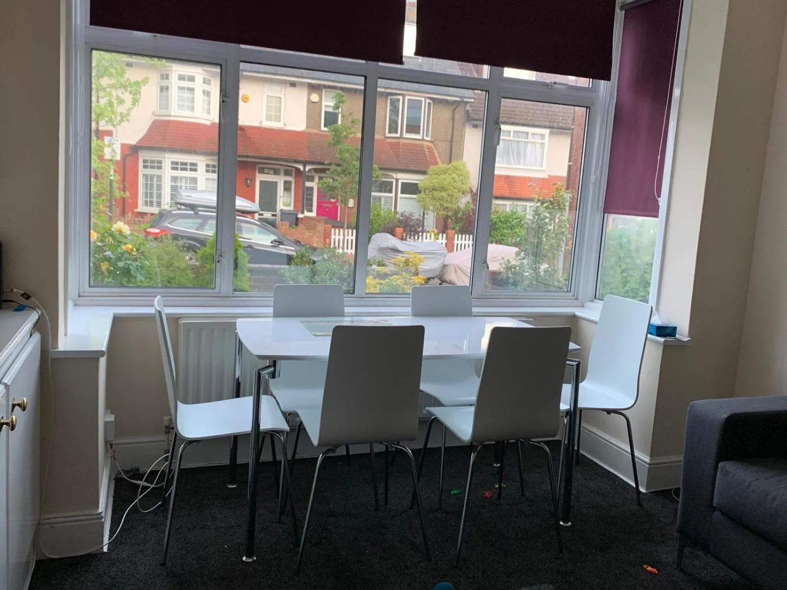 Dining area in Marble Apartments Tooting House