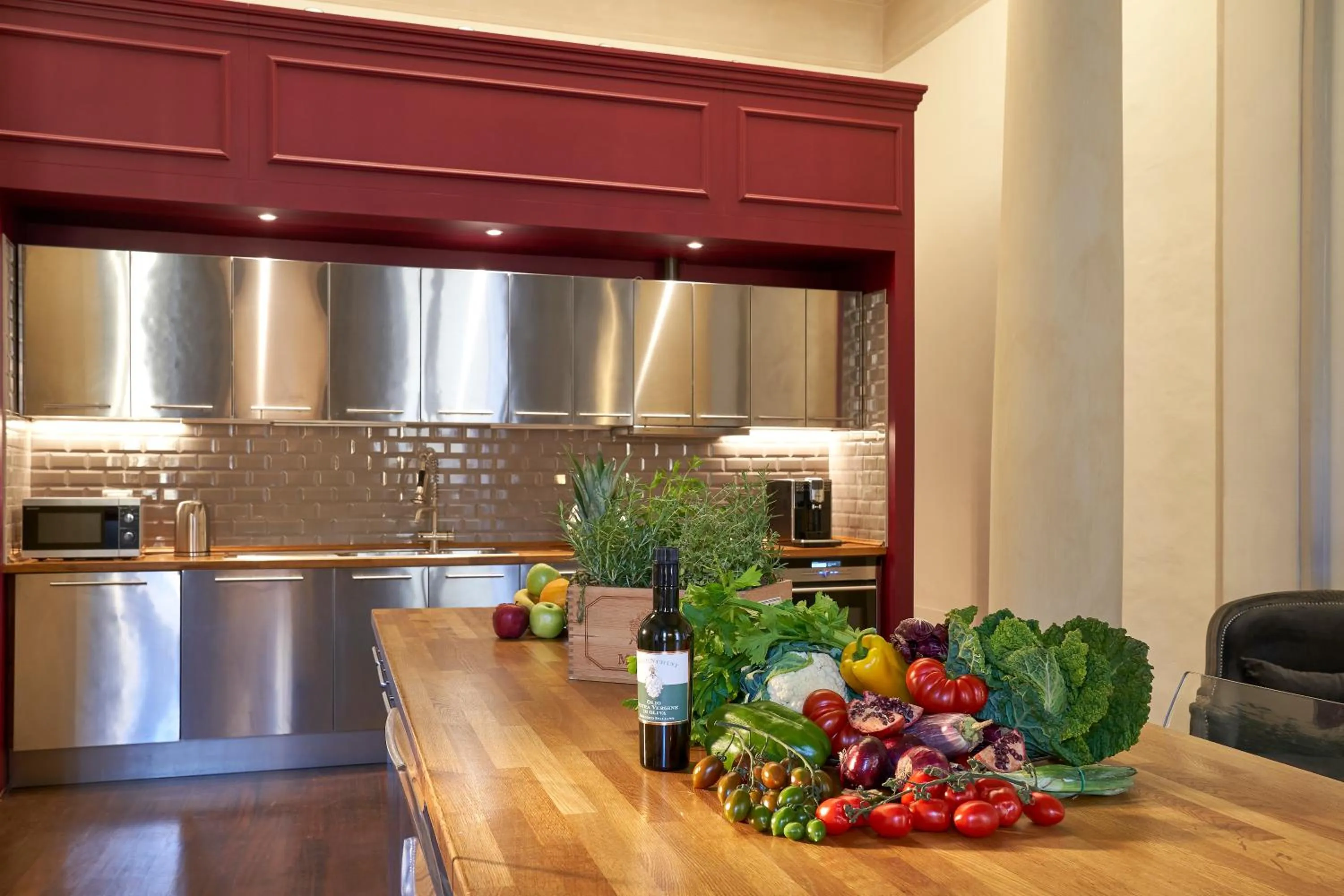 Communal kitchen in Peruzzi Urban Residences