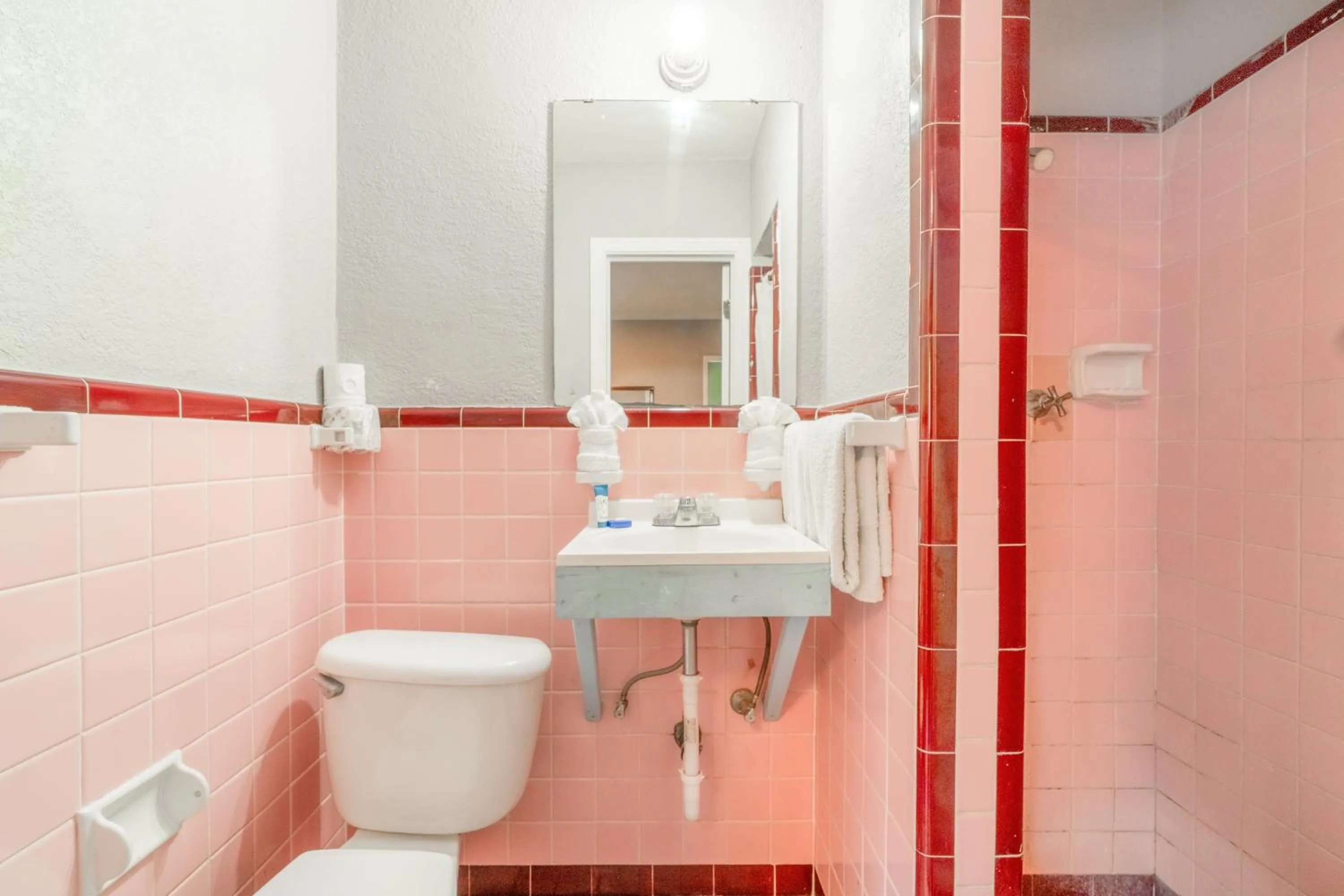 Bathroom in Alamo Oasis Inn and Suites By OYO San Antonio