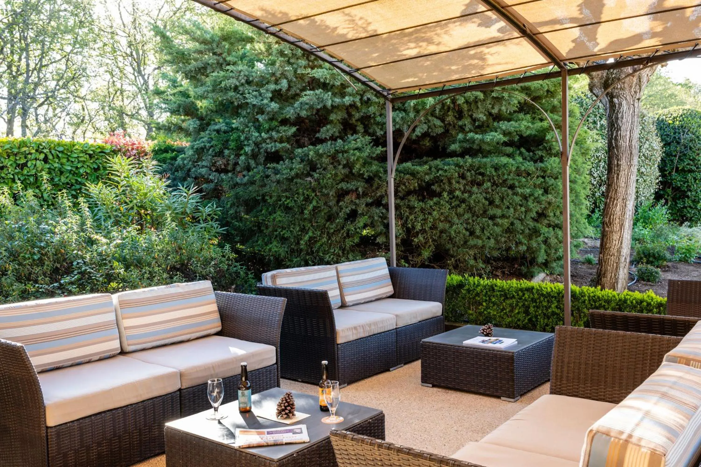 Patio in Mas De La Senancole & Spa