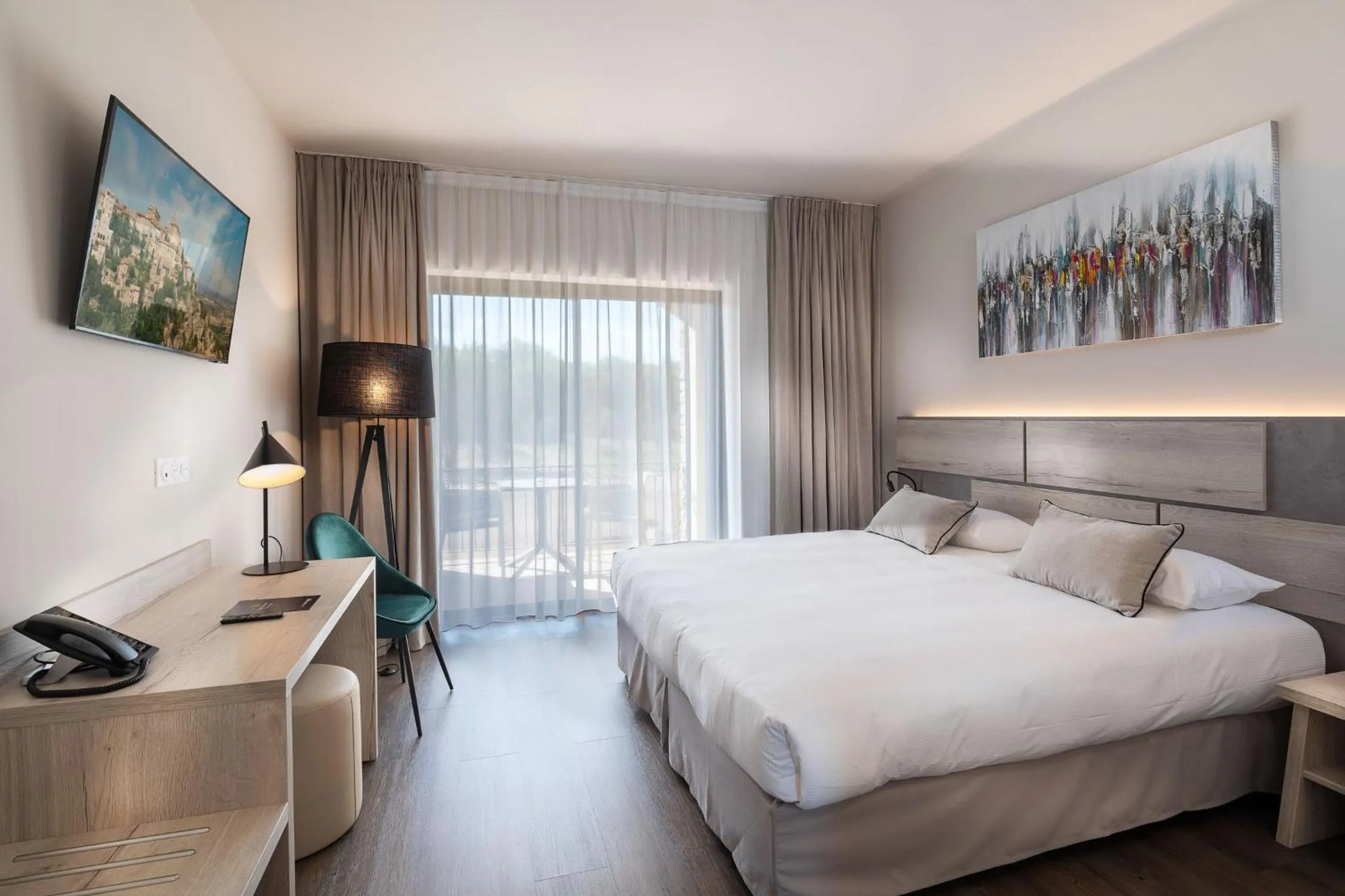 Bedroom, Bed in Mas De La Senancole & Spa