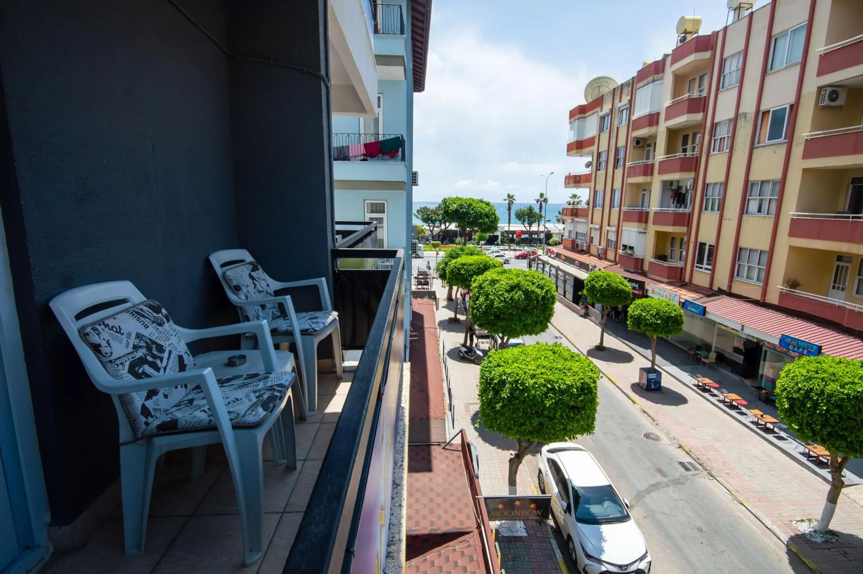 Balcony/Terrace in MOONBOW BEACH HOTEL