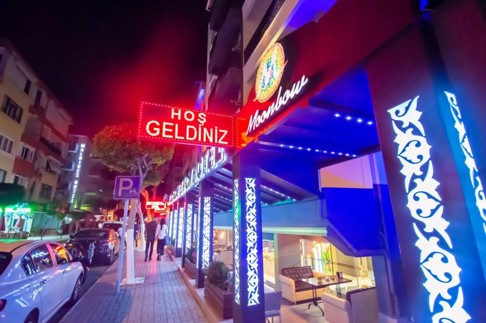 Facade/entrance in MOONBOW BEACH HOTEL