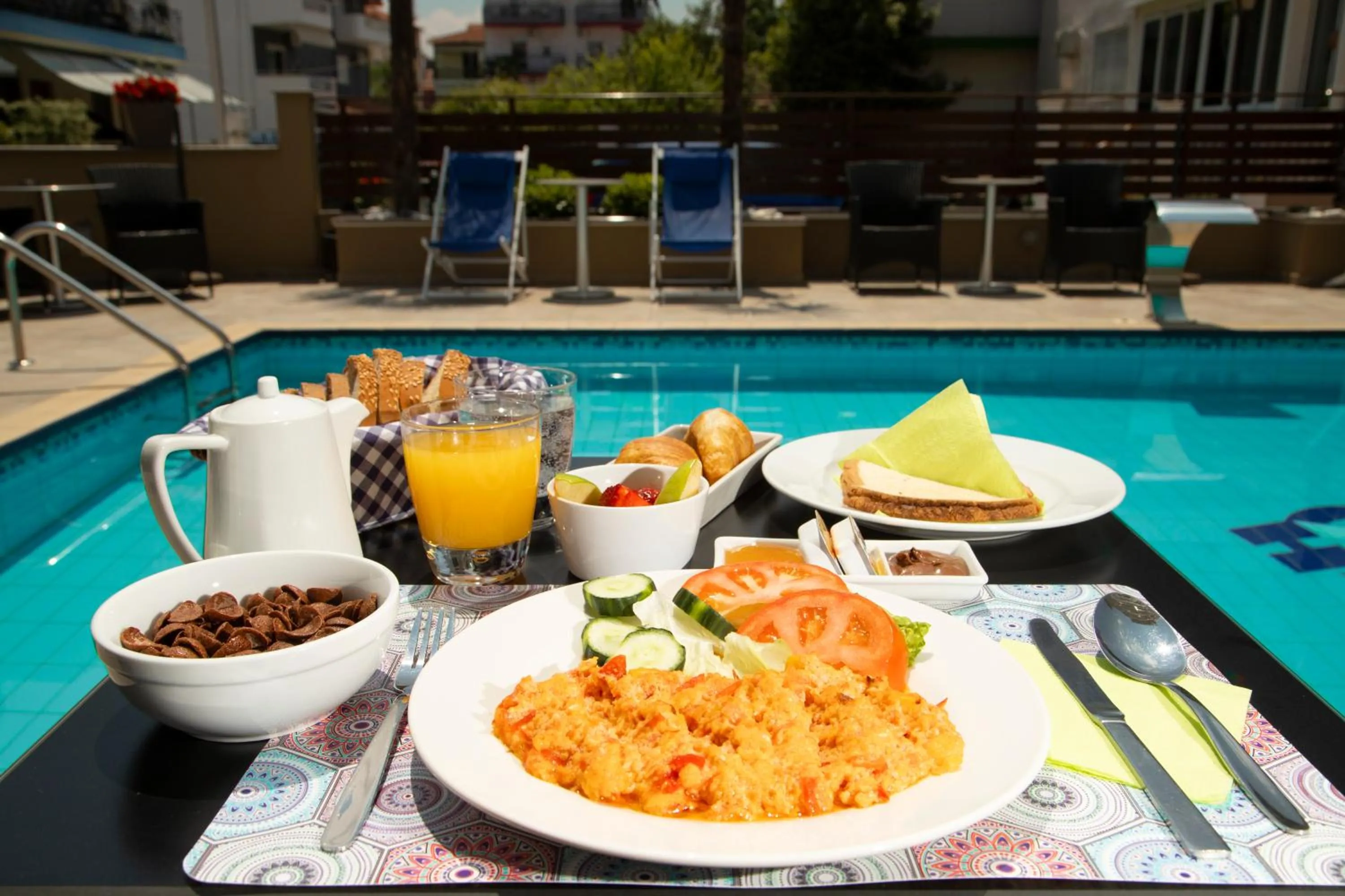 Breakfast in Olympos Suites Apartments