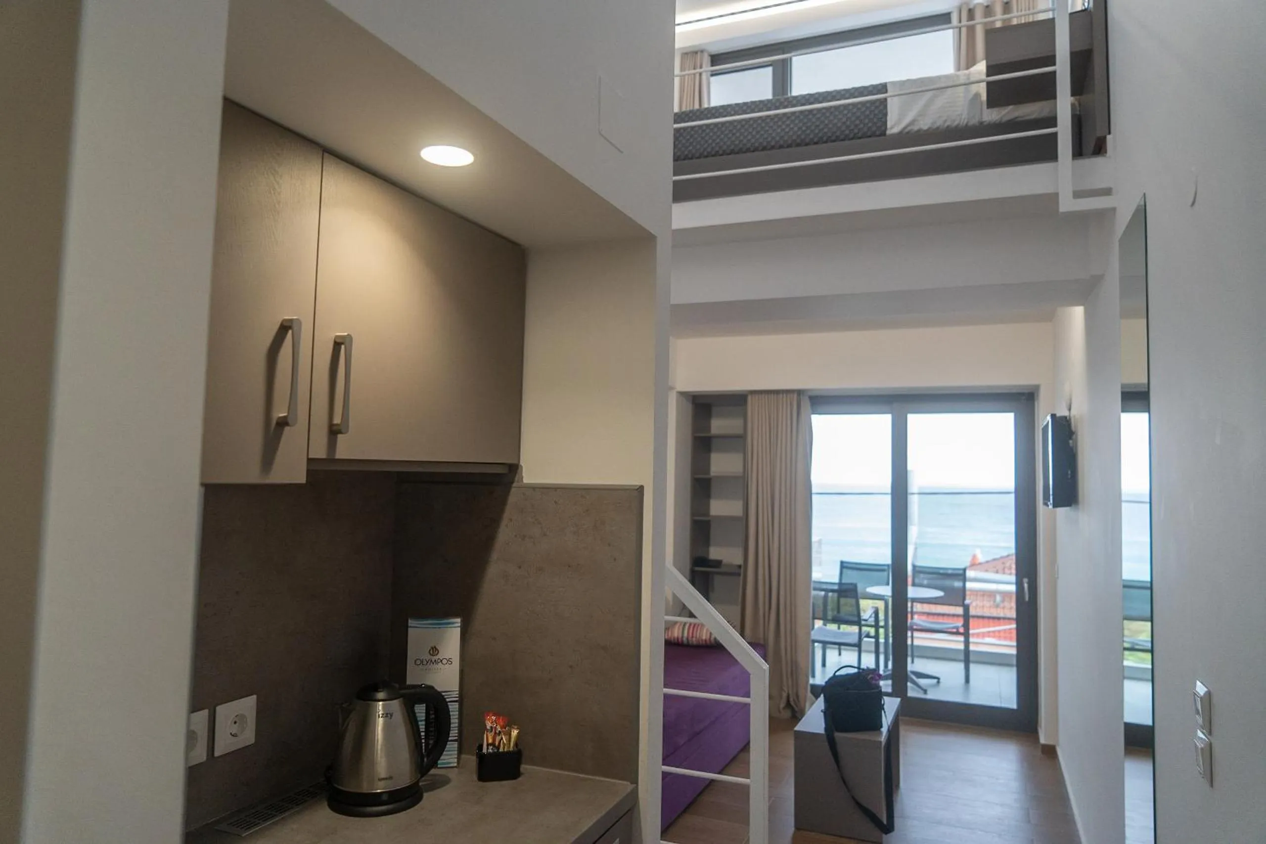 Living room in Olympos Suites Apartments