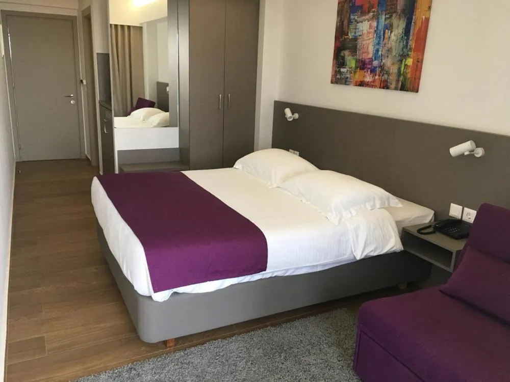 Bedroom, Bed in Olympos Suites Apartments