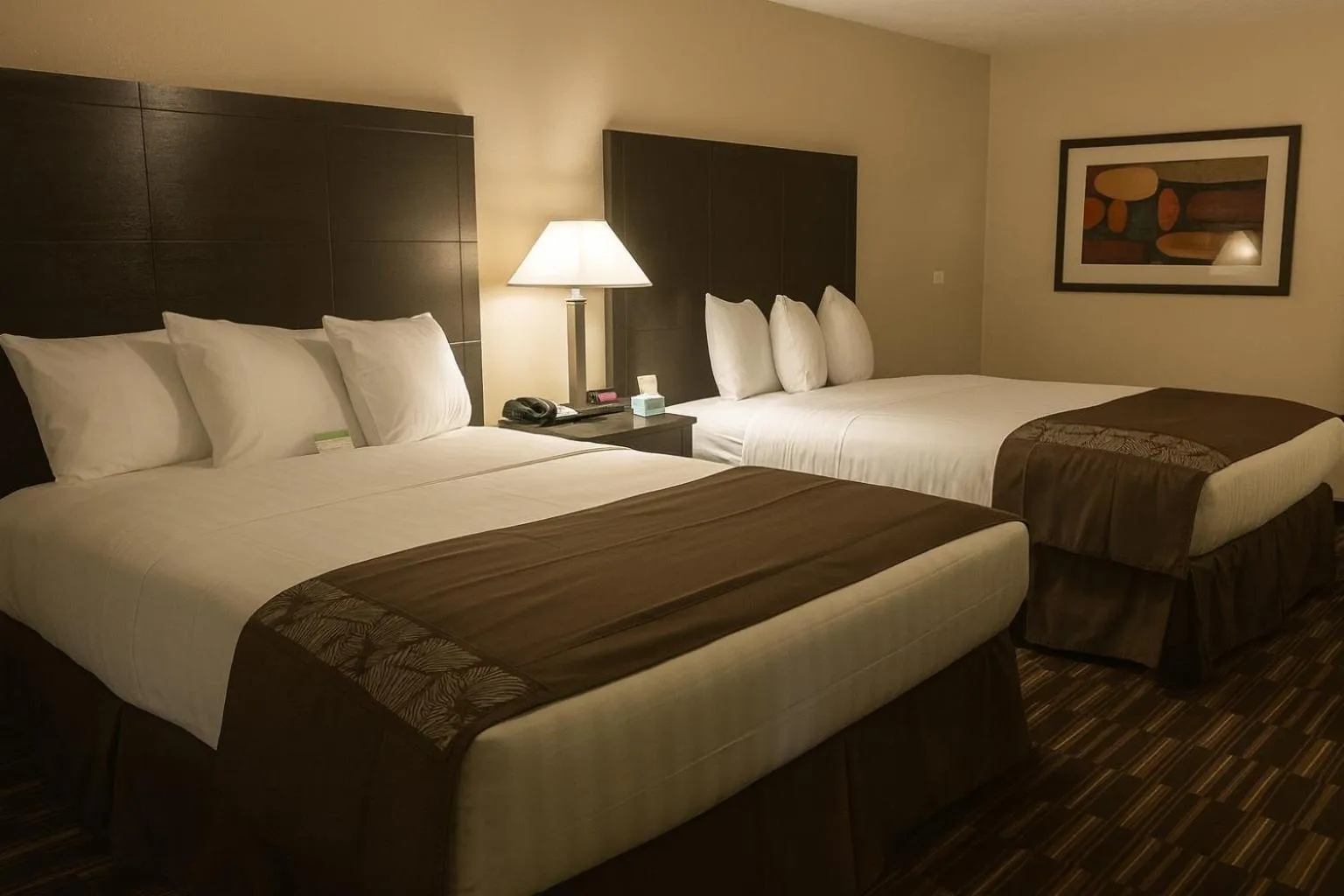 Bedroom, Bed in Boarders Inn & Suites by Cobblestone Hotels - Ashland City