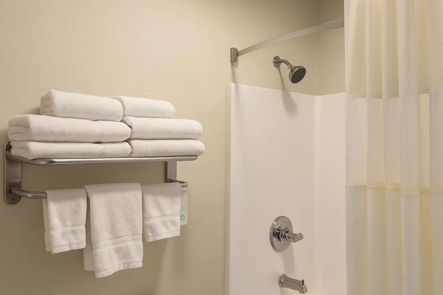 Bathroom in Boarders Inn & Suites by Cobblestone Hotels - Ashland City