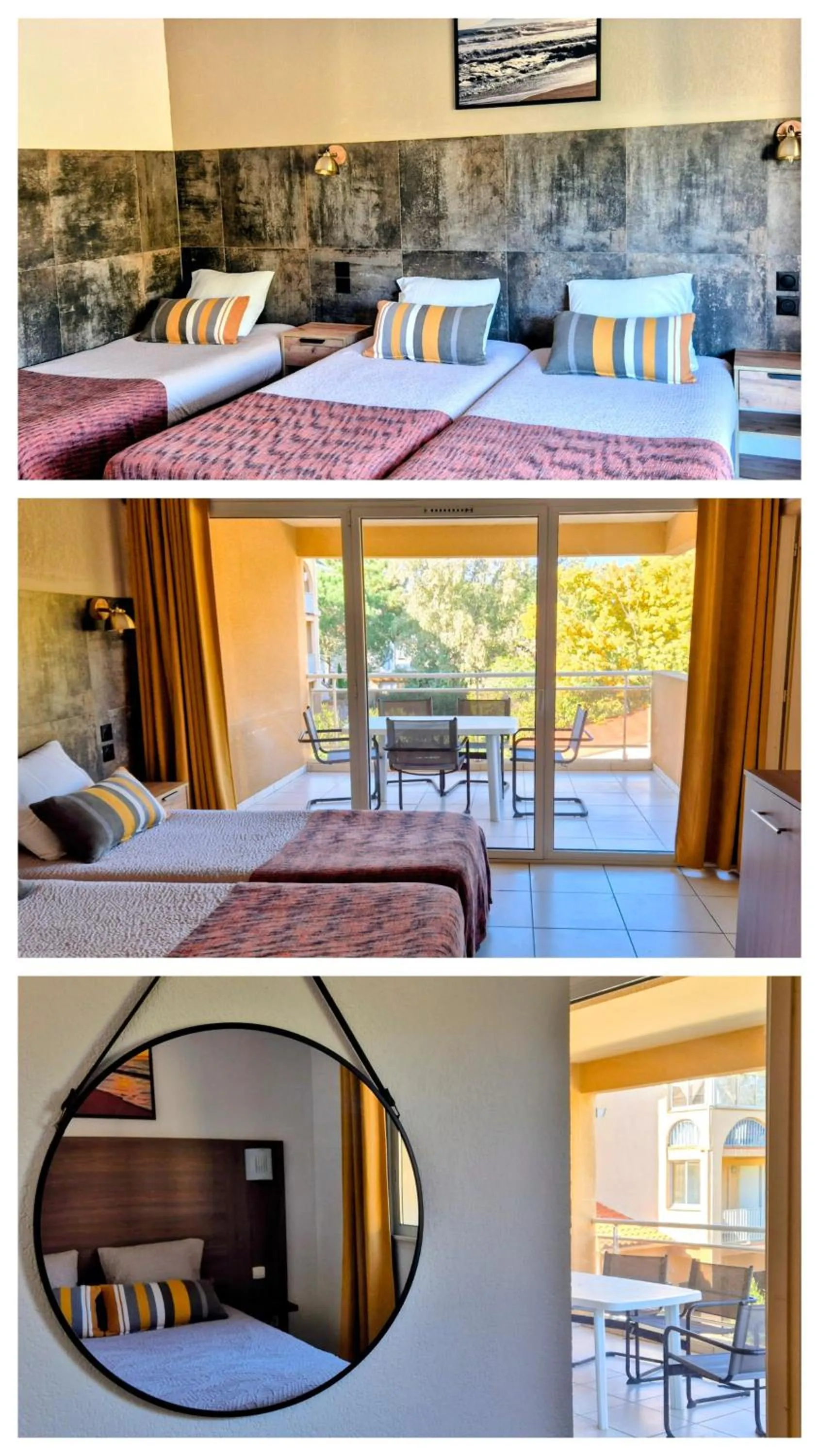 Bed in Hôtel Le Maritime