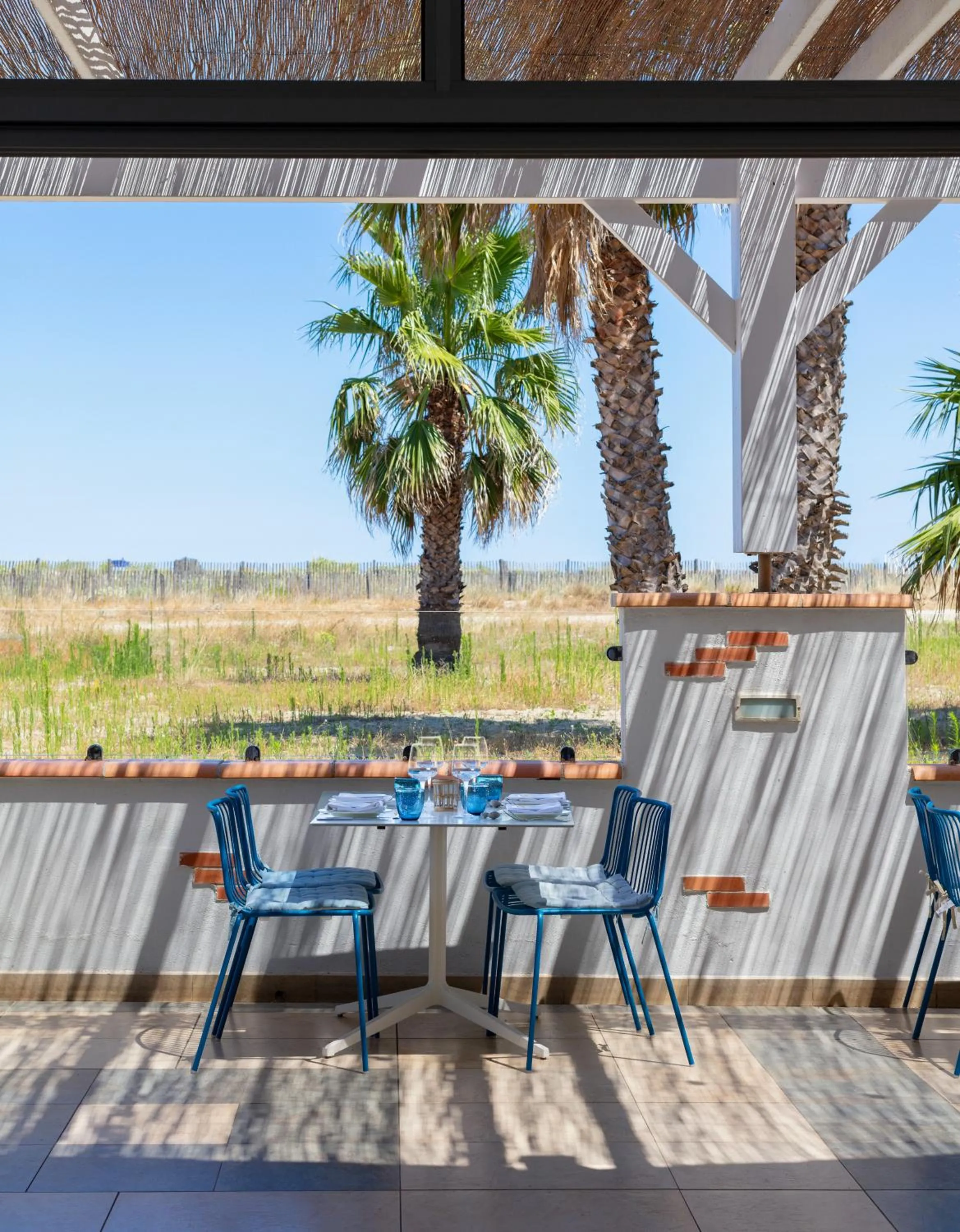 Patio in Les Bulles de Mer - Hotel & Spa sur la Plage