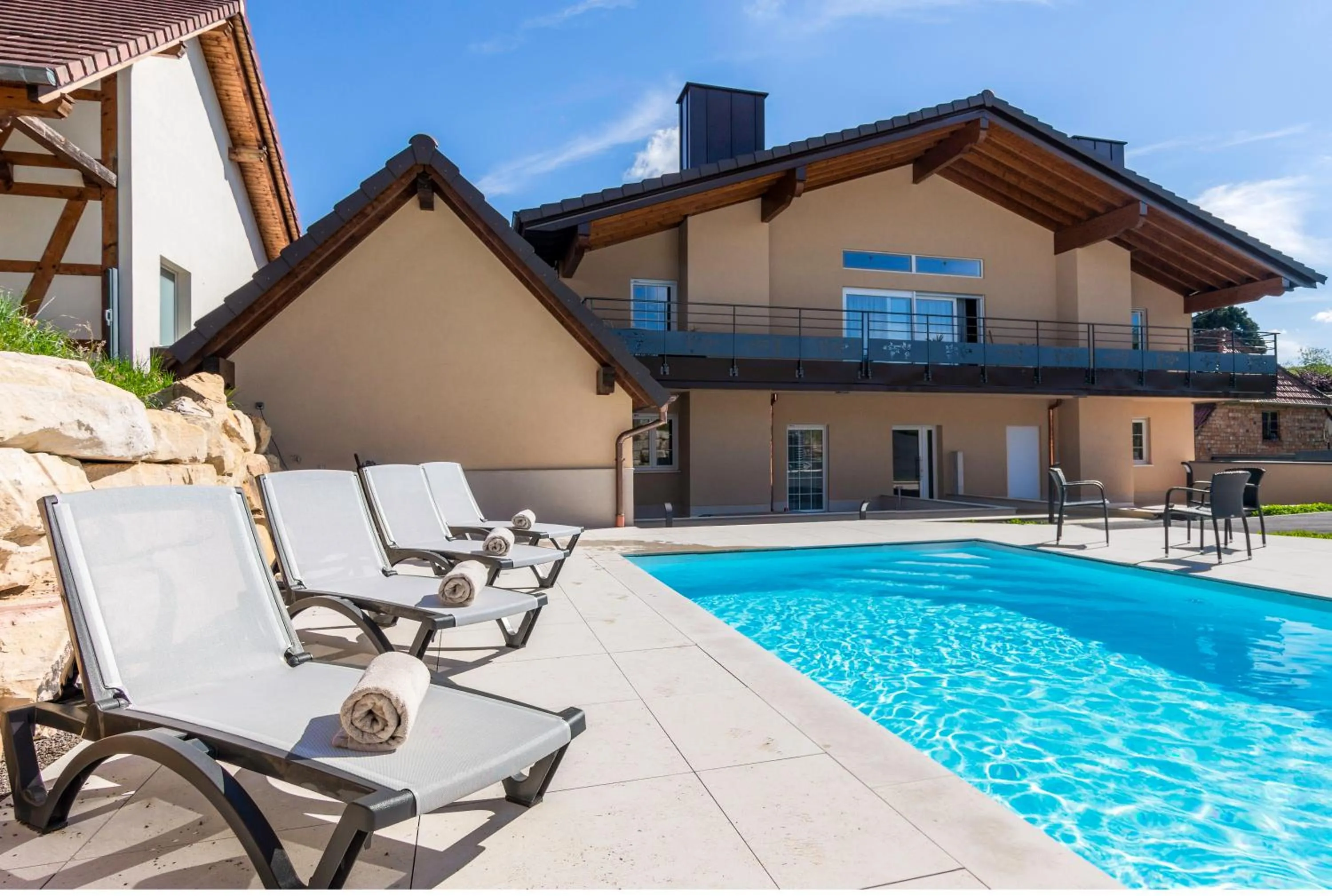 Property building in Logis Hotel Restaurant Keimberg